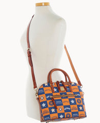 MLB Astros Domed Zip Satchel