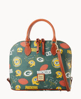NFL Packers Zip Zip Satchel