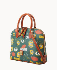 NFL Packers Zip Zip Satchel