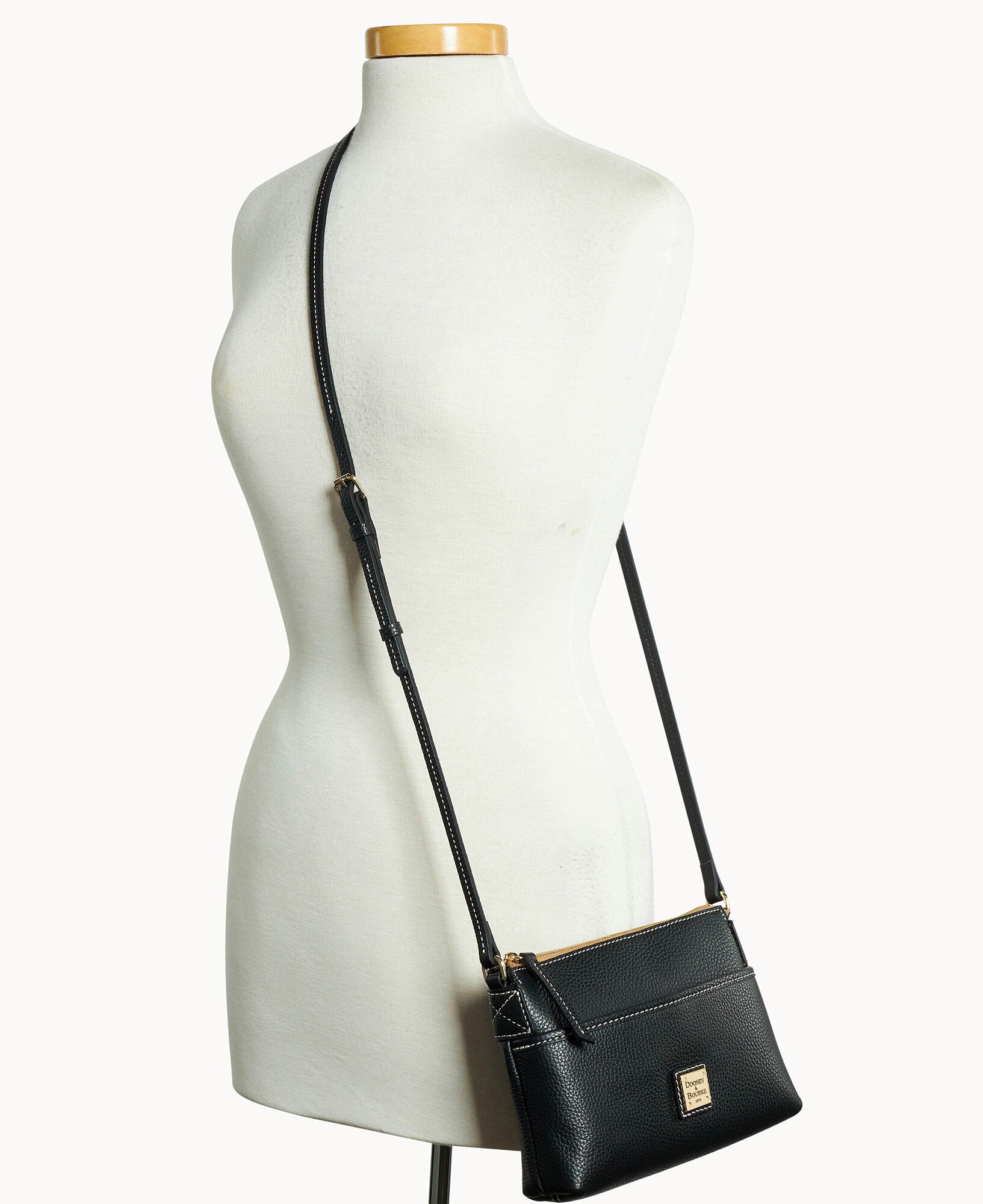 Lucca Leather Ginger Crossbody