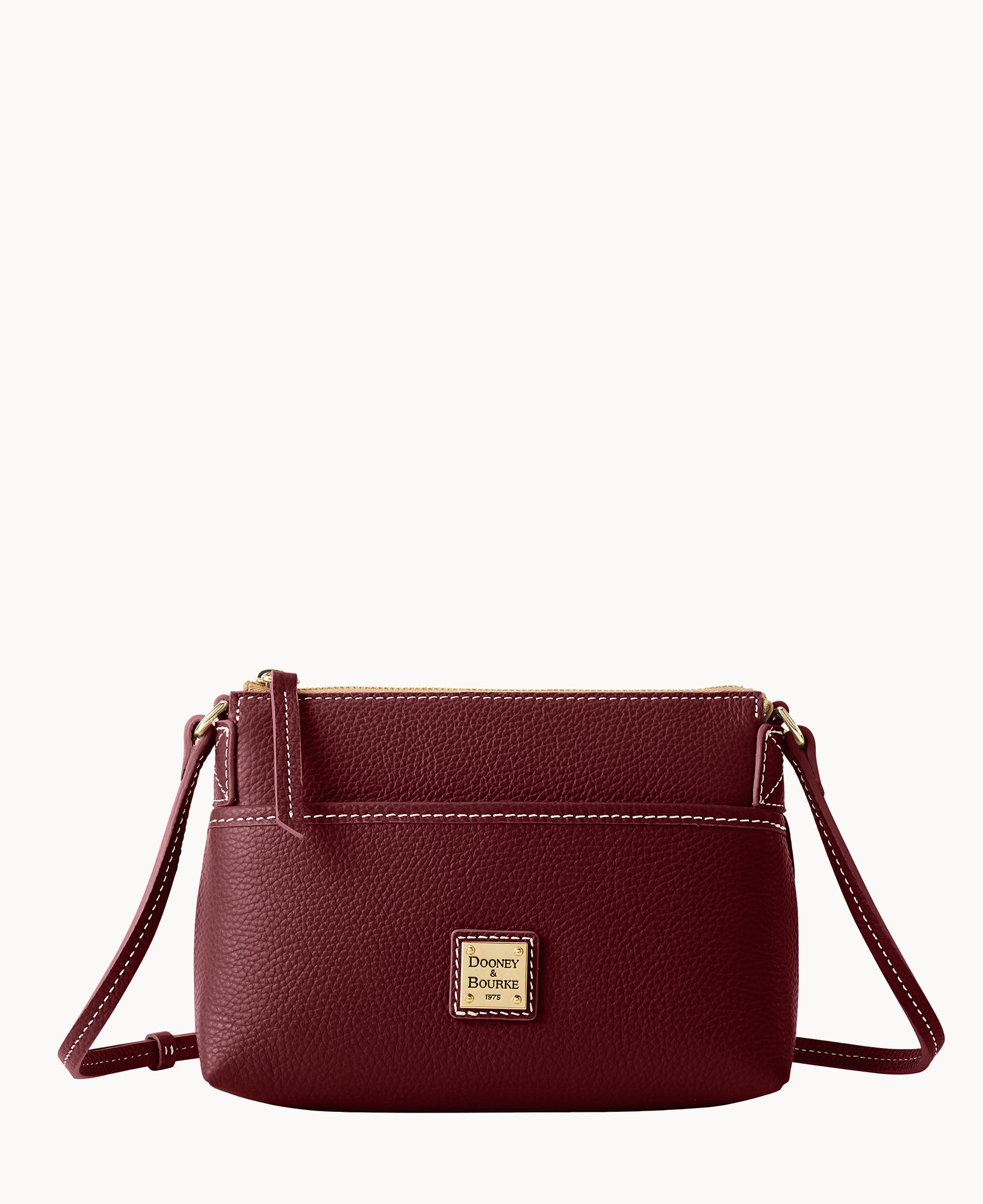 Lucca Leather Ginger Crossbody