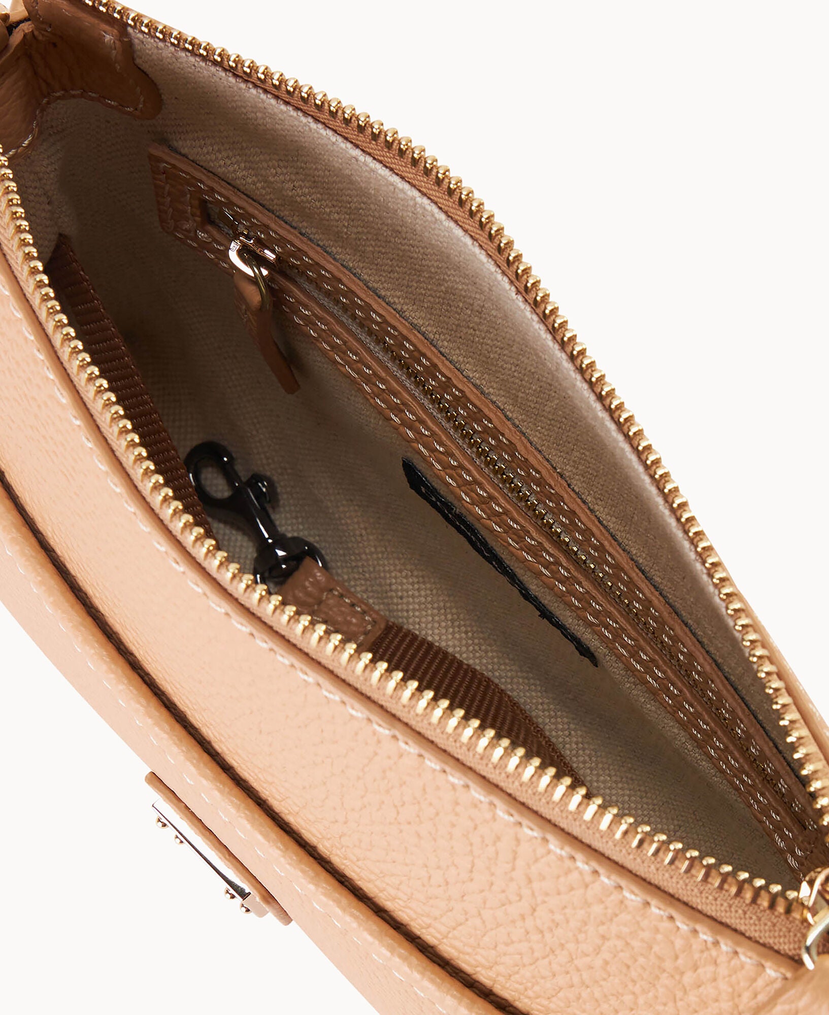 Lucca Leather Ginger Crossbody