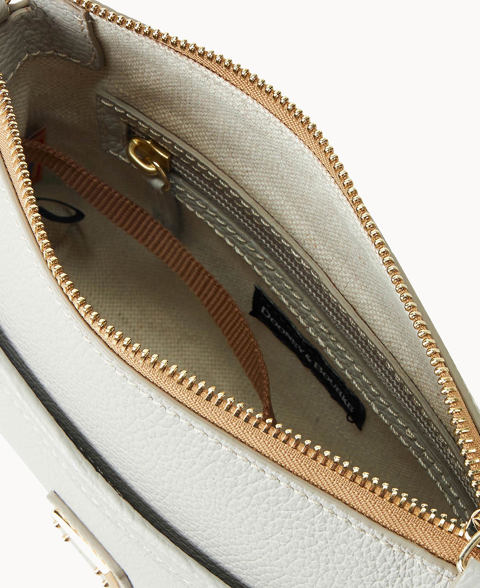 Lucca Leather Ginger Crossbody