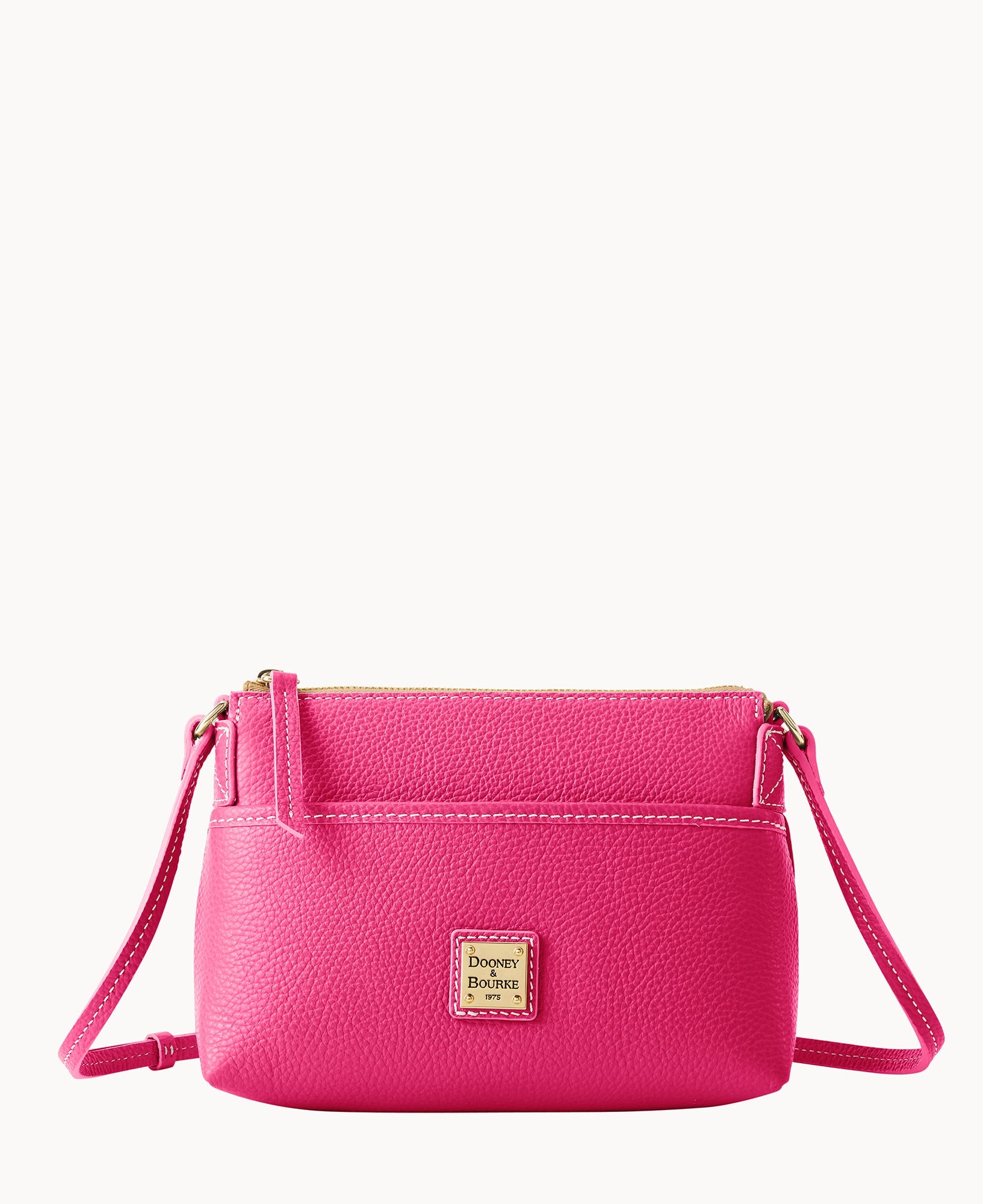 Lucca Leather Ginger Crossbody