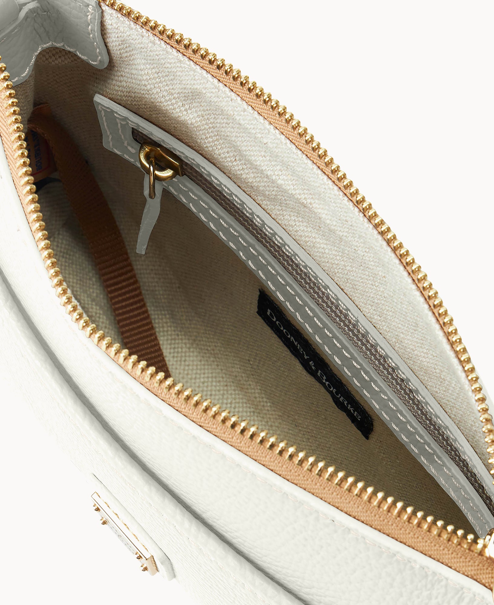 Lucca Leather Ginger Crossbody