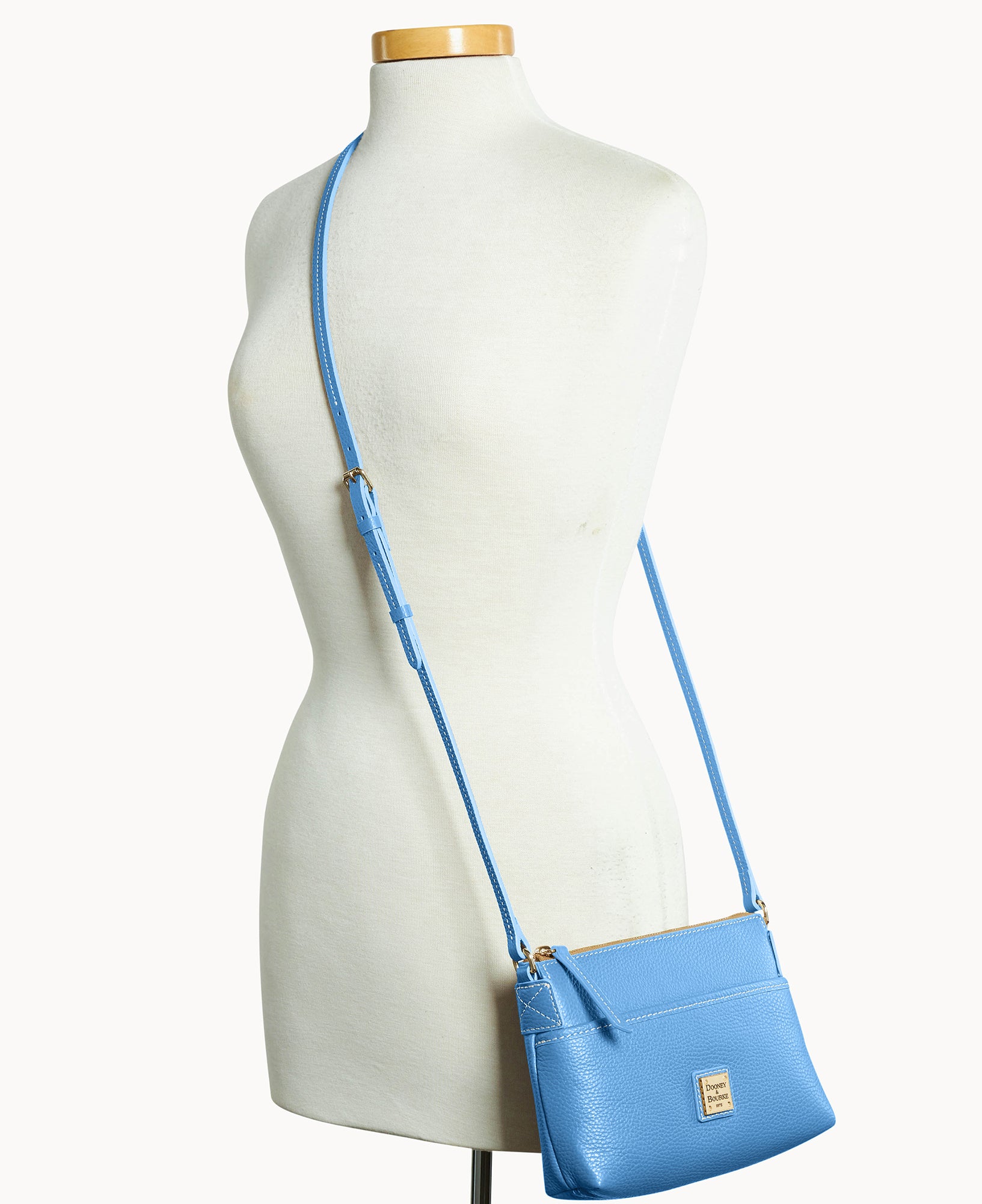Lucca Leather Ginger Crossbody