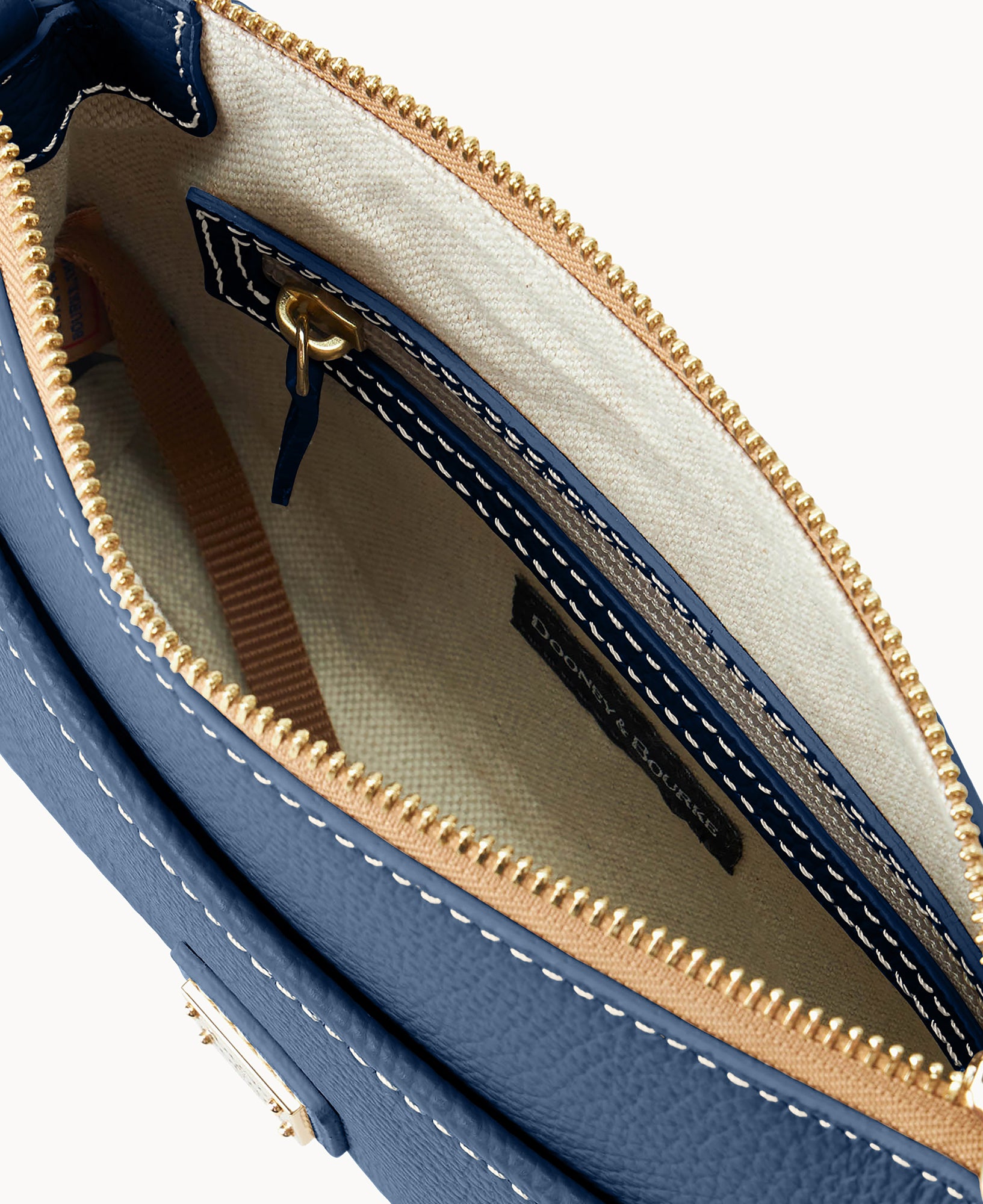 Lucca Leather Ginger Crossbody