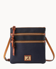 MLB Braves Triple Zip Crossbody