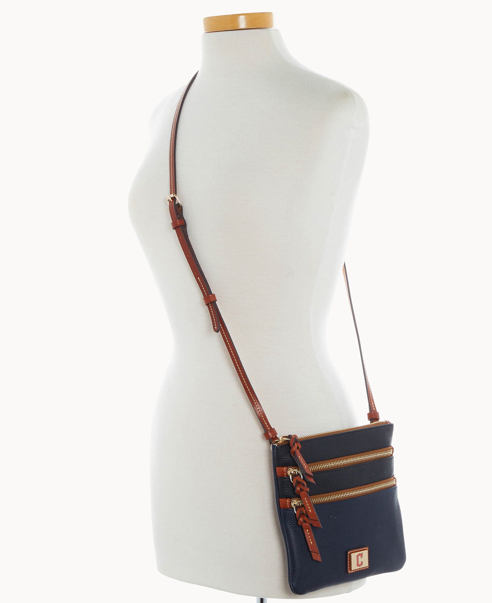 MLB Guardians Triple Zip Crossbody