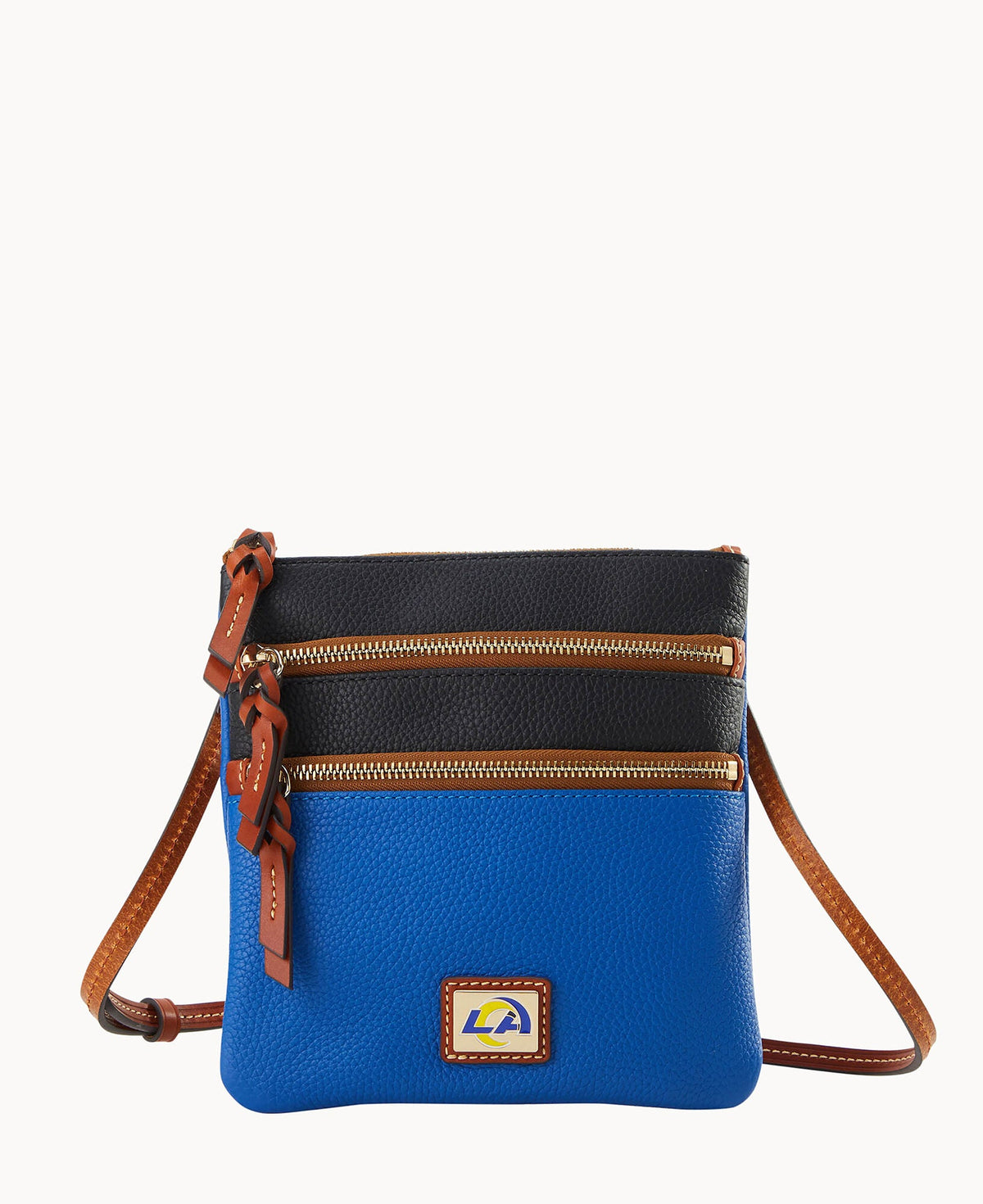 NFL Rams Triple Zip Crossbody
