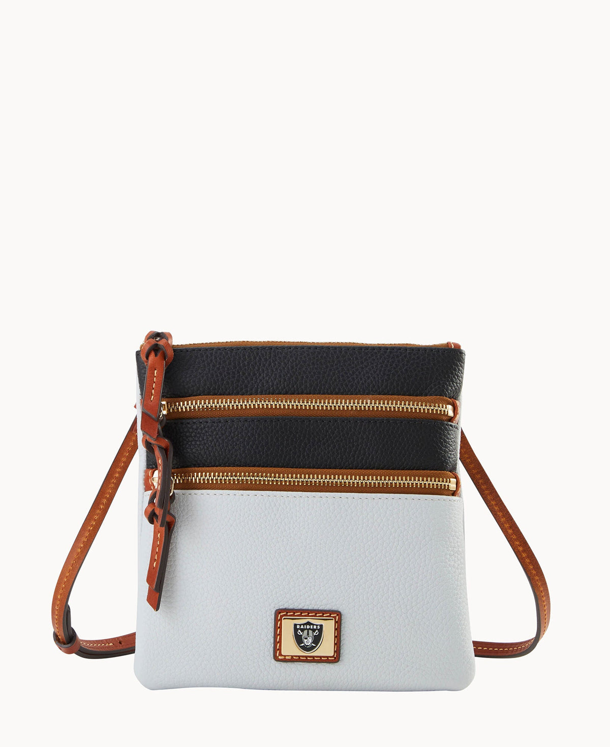 NFL Raiders Triple Zip Crossbody