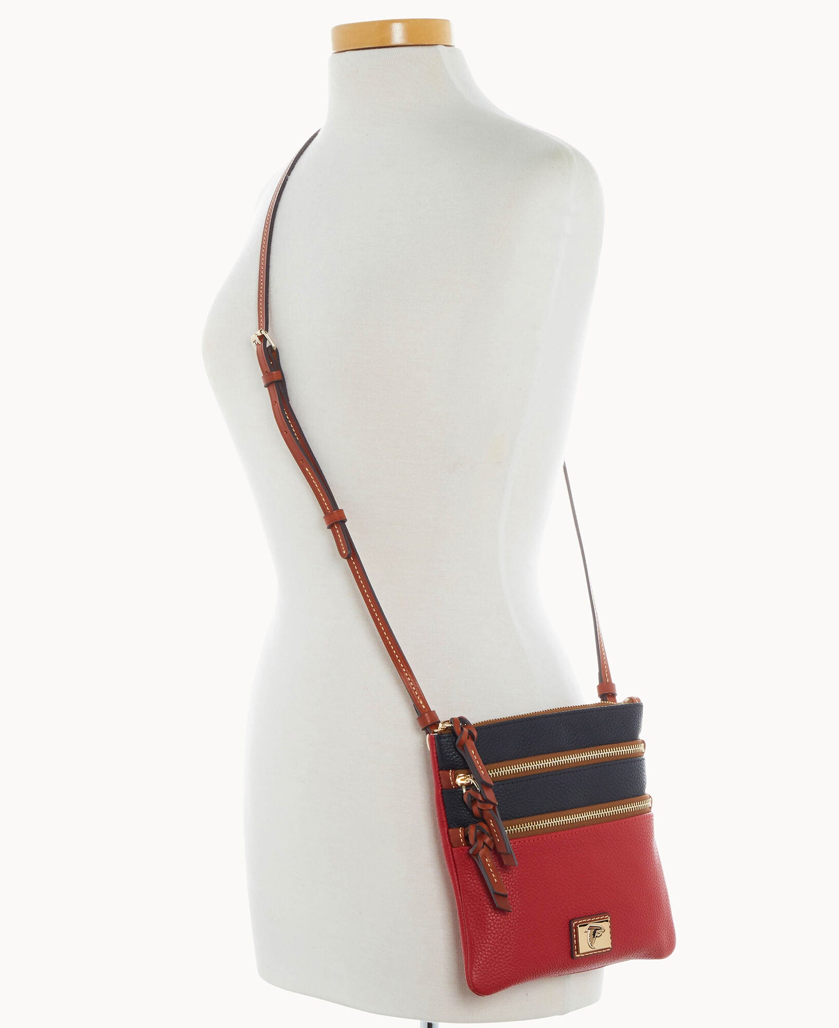 NFL Falcons Triple Zip Crossbody