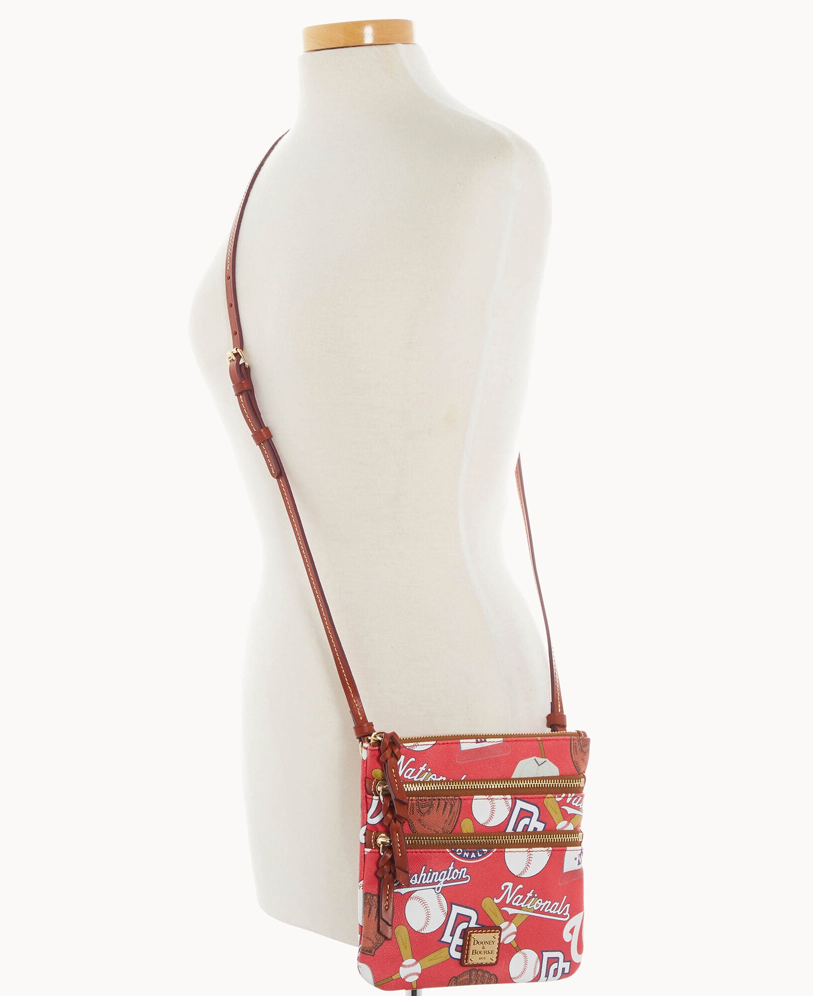MLB Nationals Triple Zip Crossbody