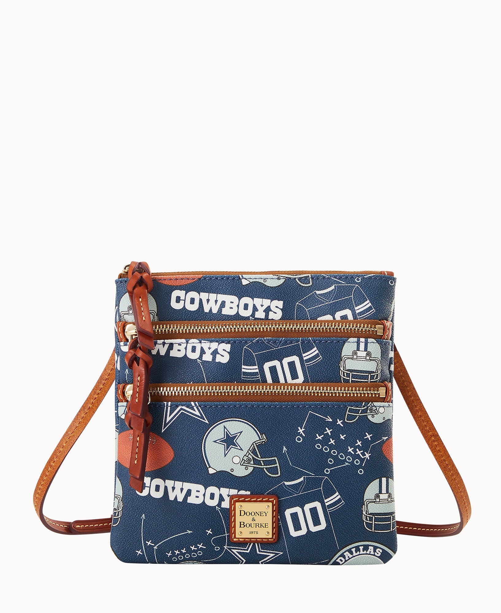 NFL Cowboys Triple Zip Crossbody