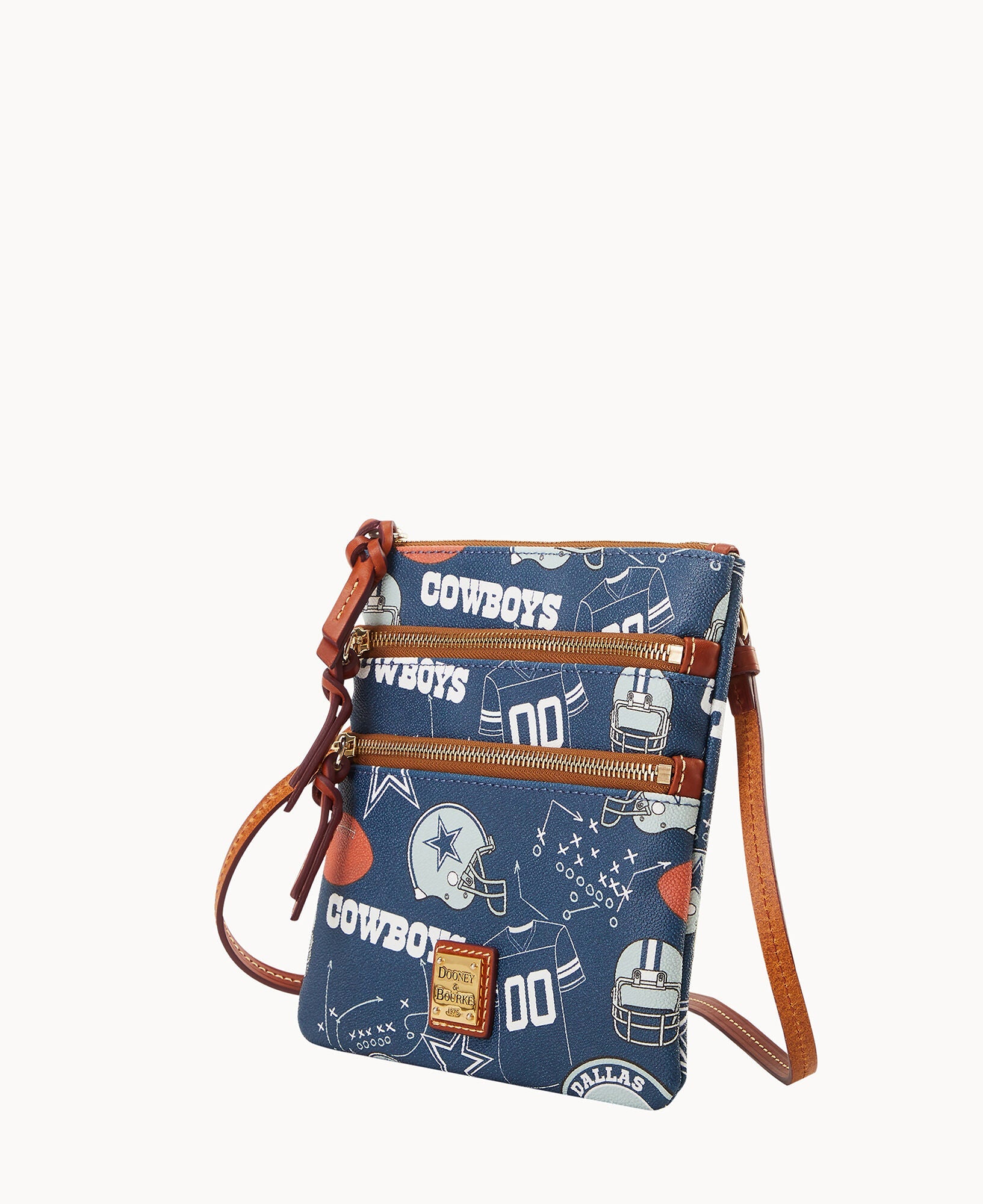 NFL Cowboys Triple Zip Crossbody