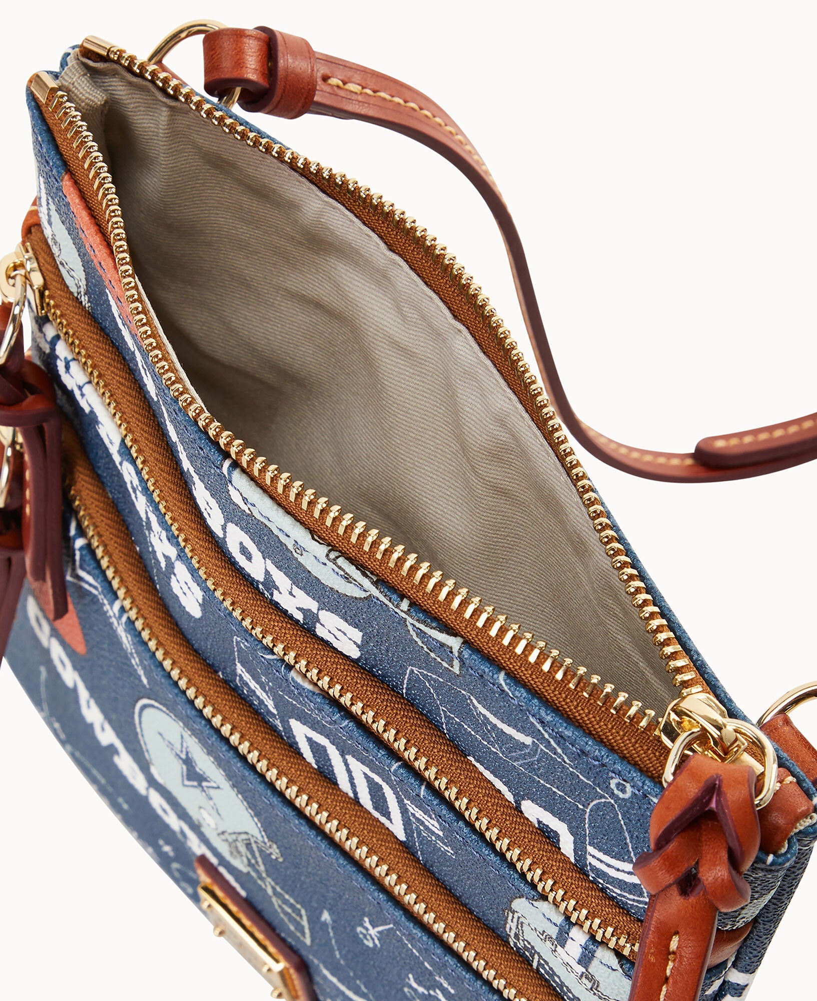 NFL Cowboys Triple Zip Crossbody