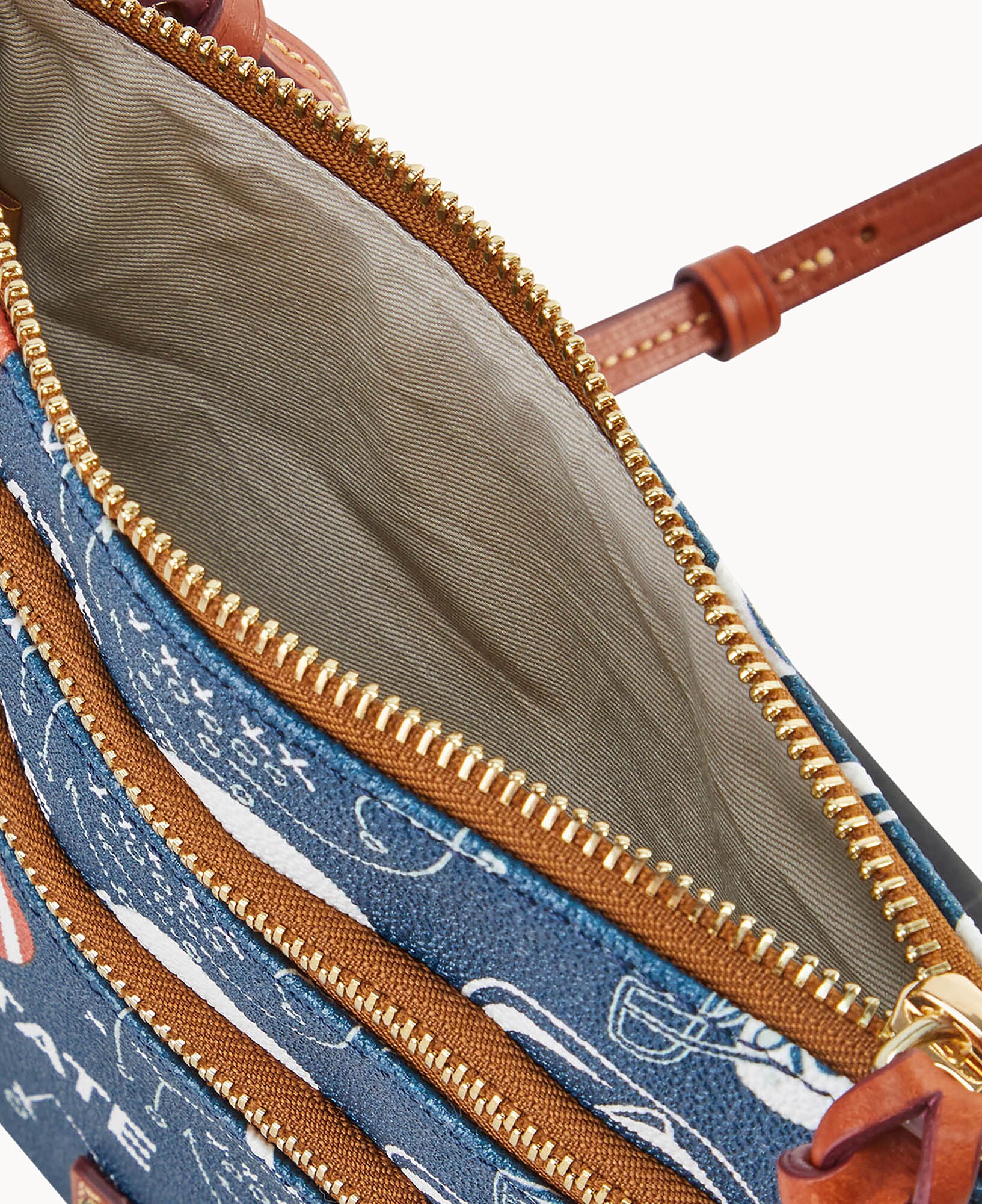 Collegiate Penn State University Triple Zip Crossbody