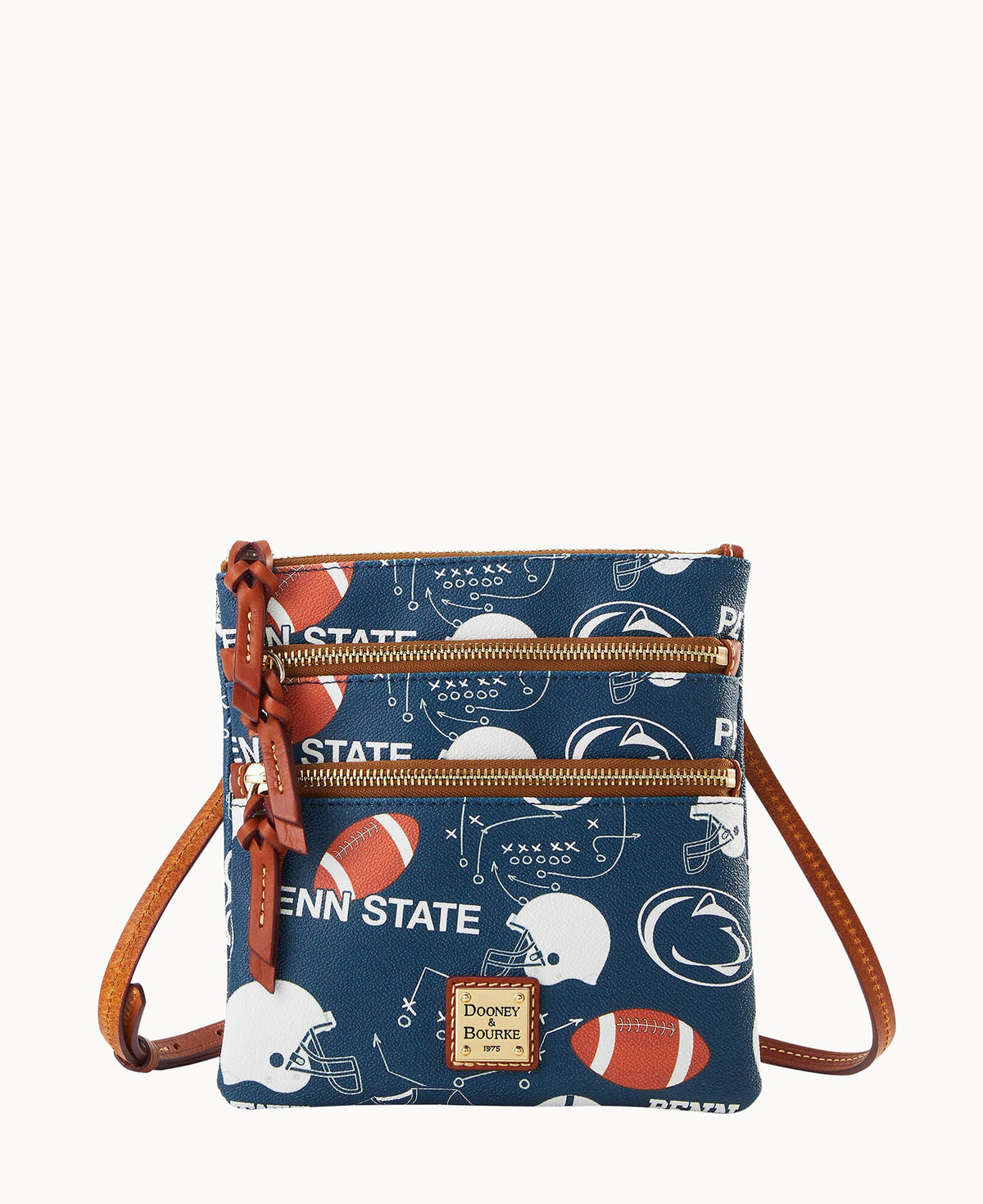 Collegiate Penn State University Triple Zip Crossbody