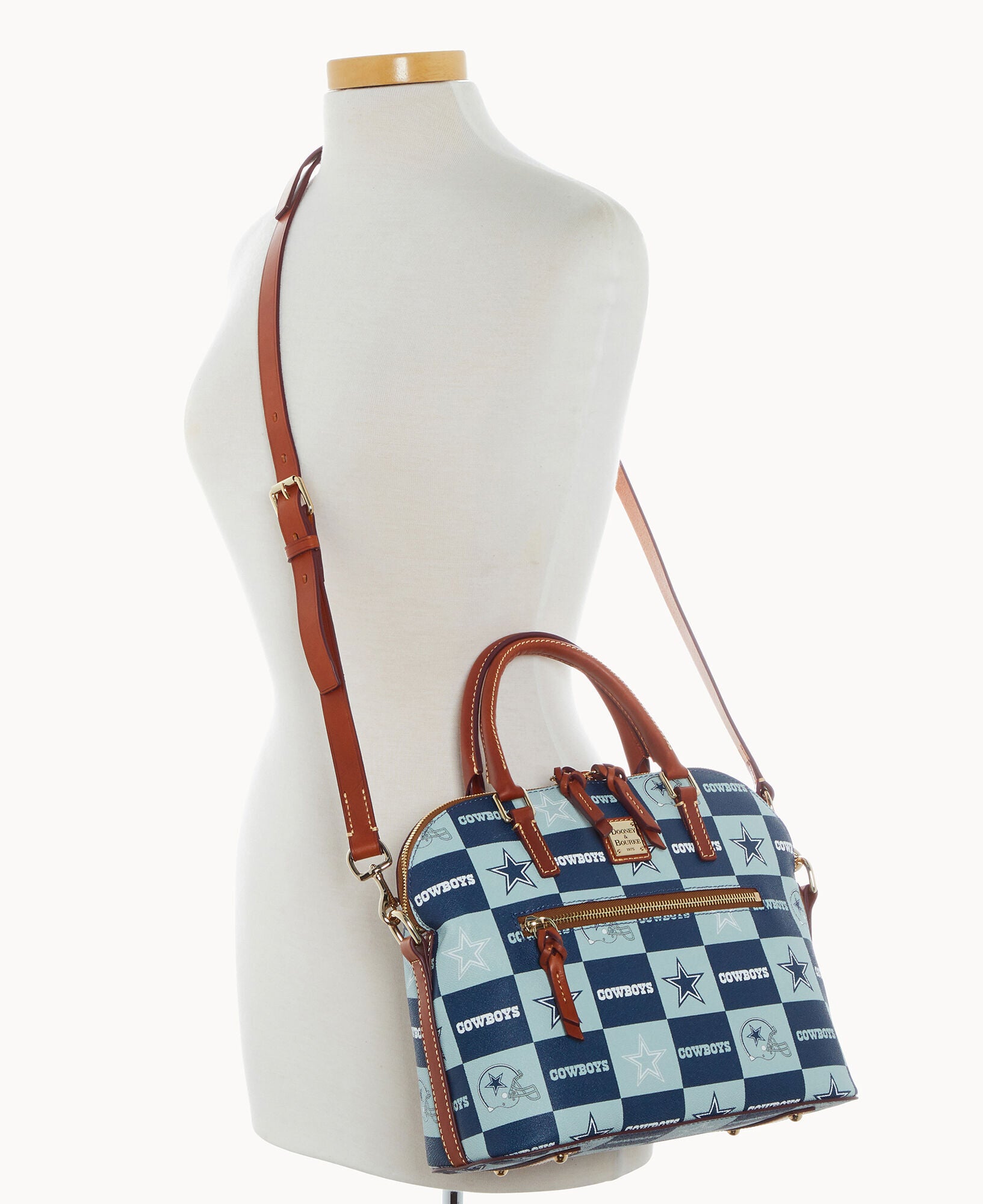 NFL Cowboys Domed Zip Satchel