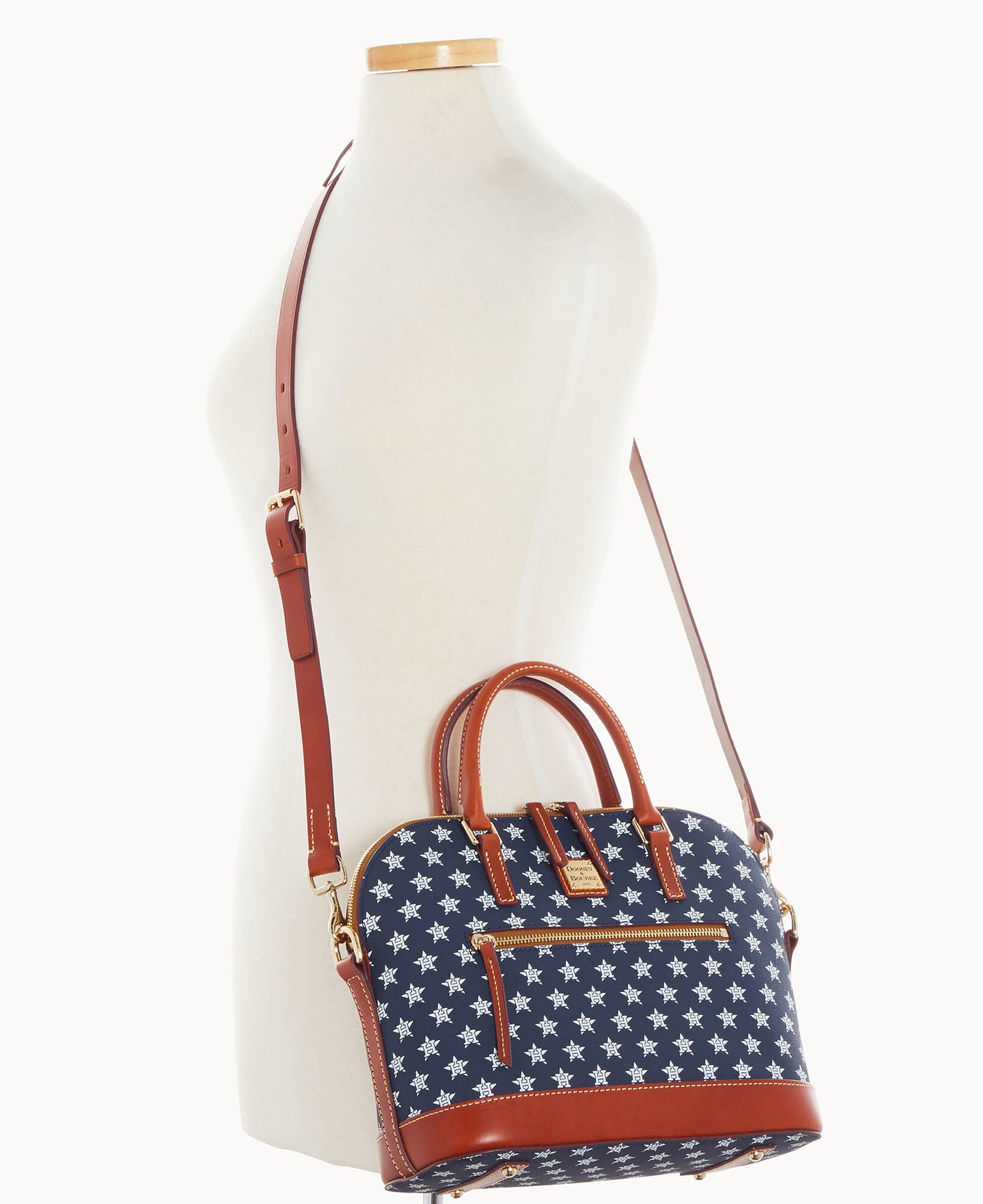 MLB Astros Domed Zip Satchel