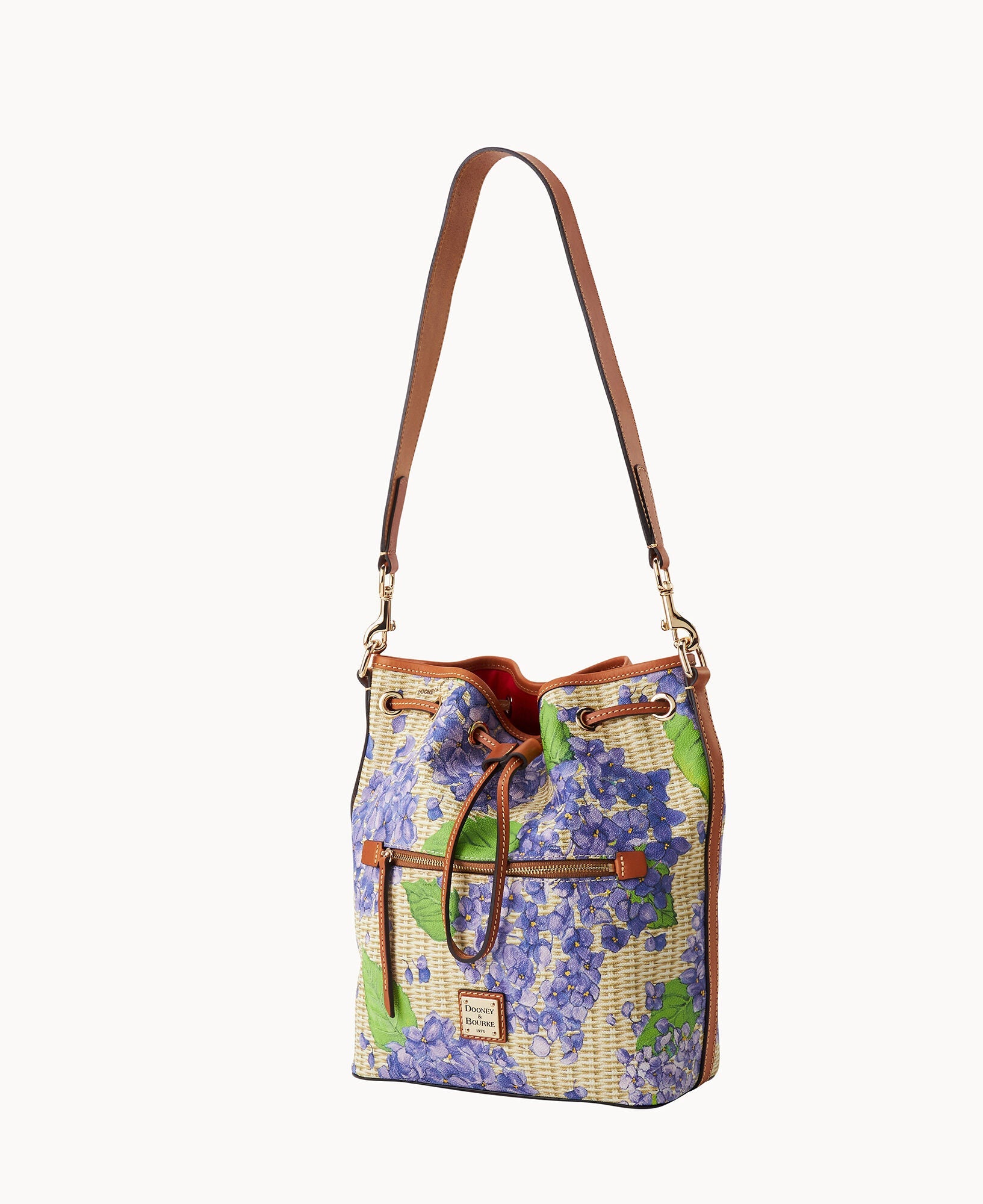Hydrangea Basketweave Drawstring