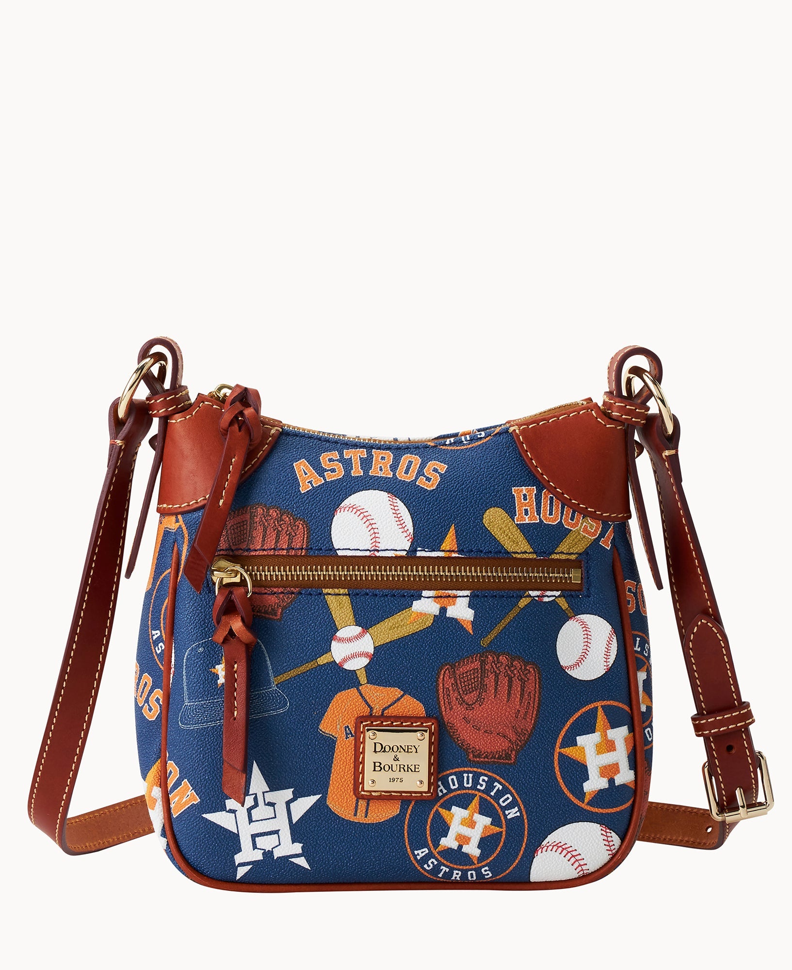MLB Astros Front Zip Crossbody