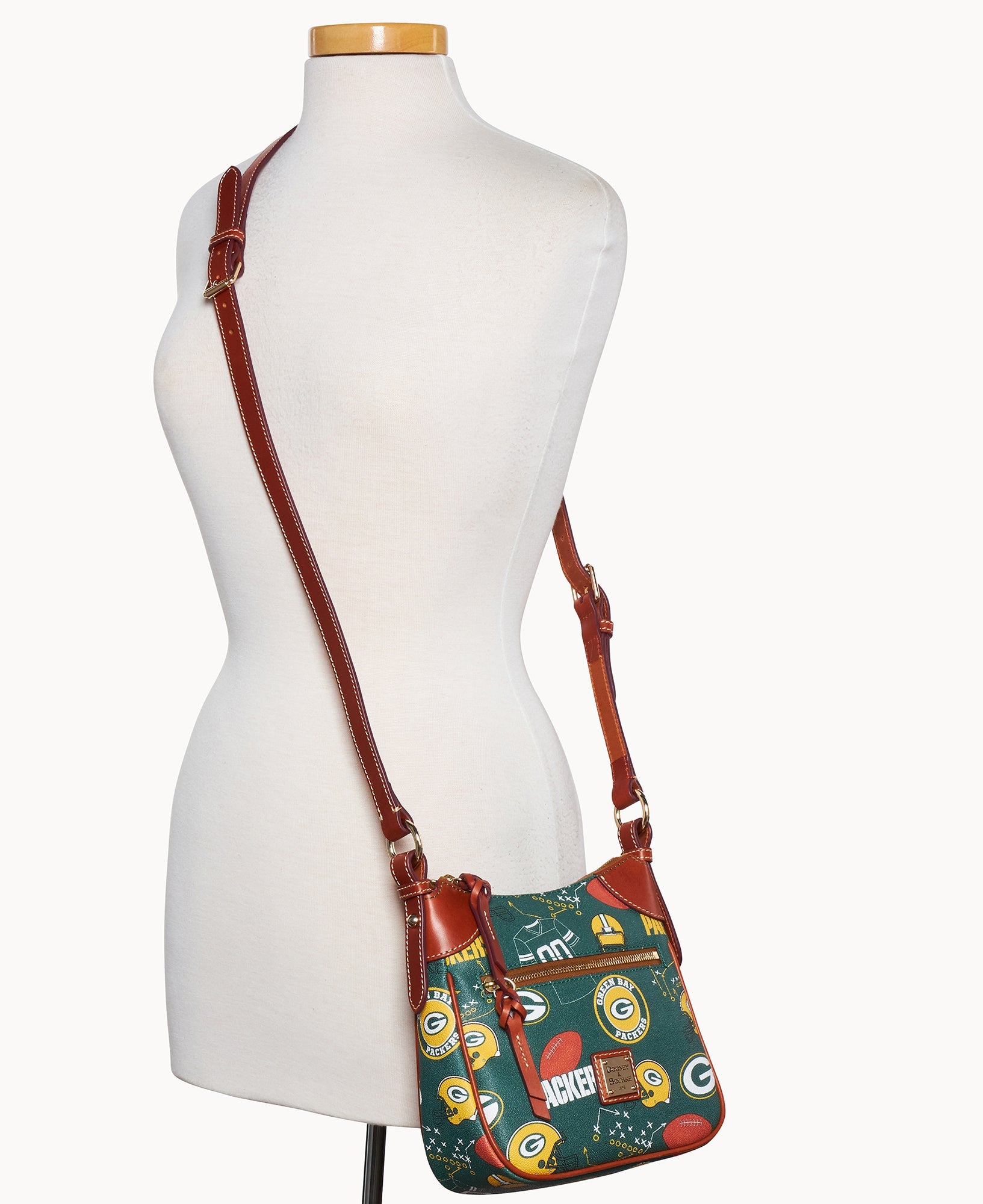 NFL Packers Front Zip Crossbody