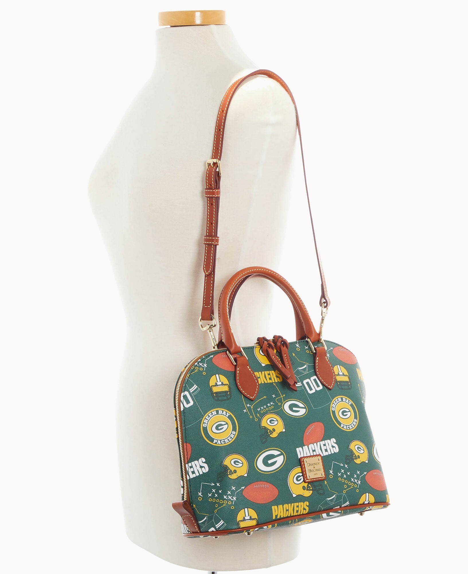 NFL Packers Zip Zip Satchel