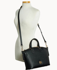 Lucca Leather Domed Satchel
