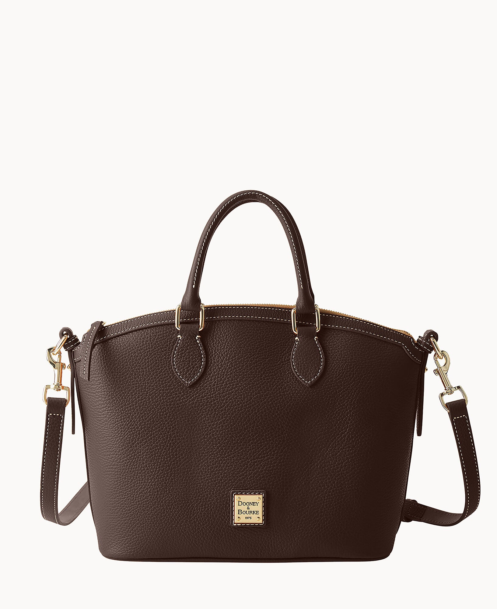 Lucca Leather Domed Satchel