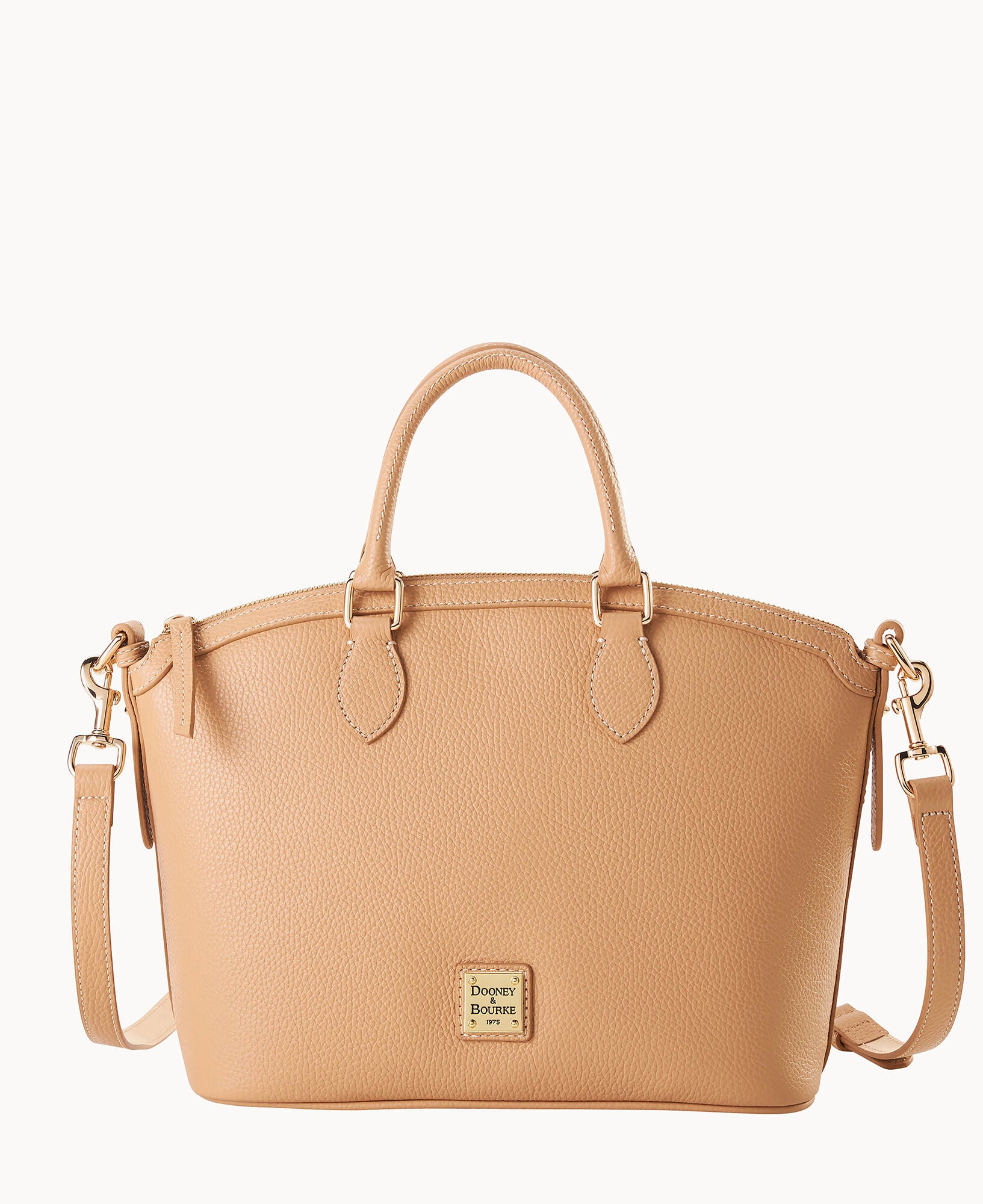 Lucca Leather Domed Satchel