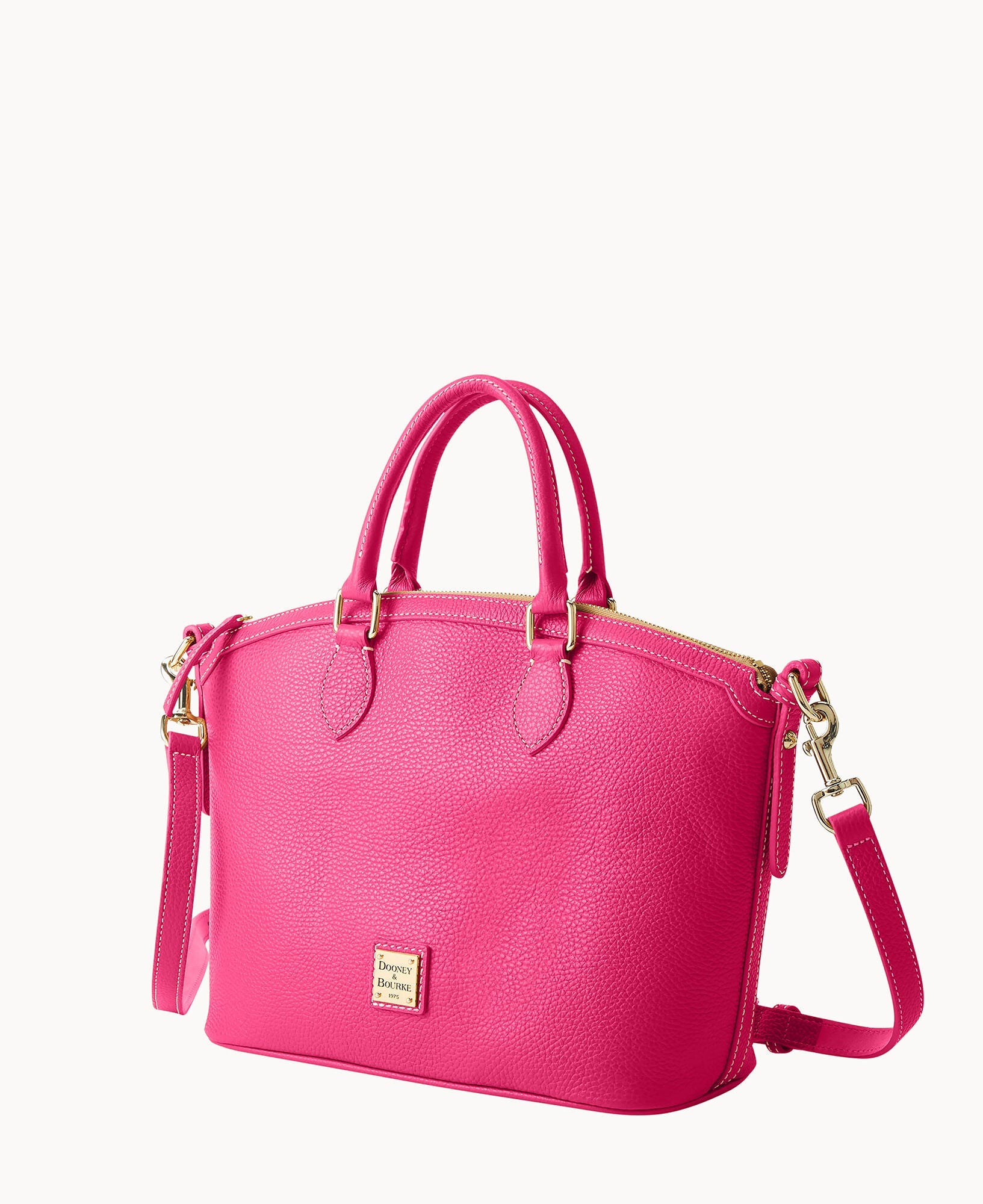 Lucca Leather Domed Satchel