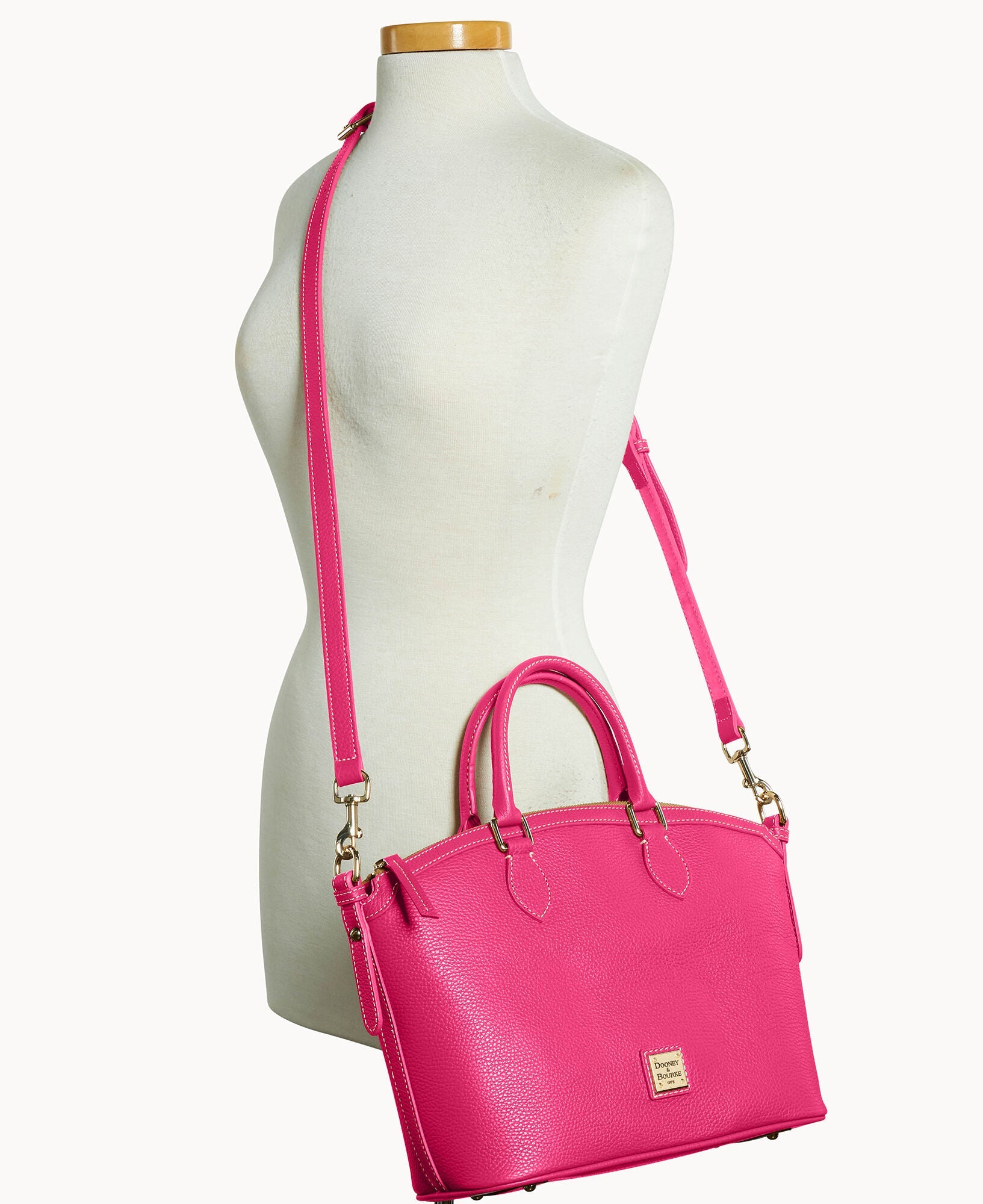 Lucca Leather Domed Satchel