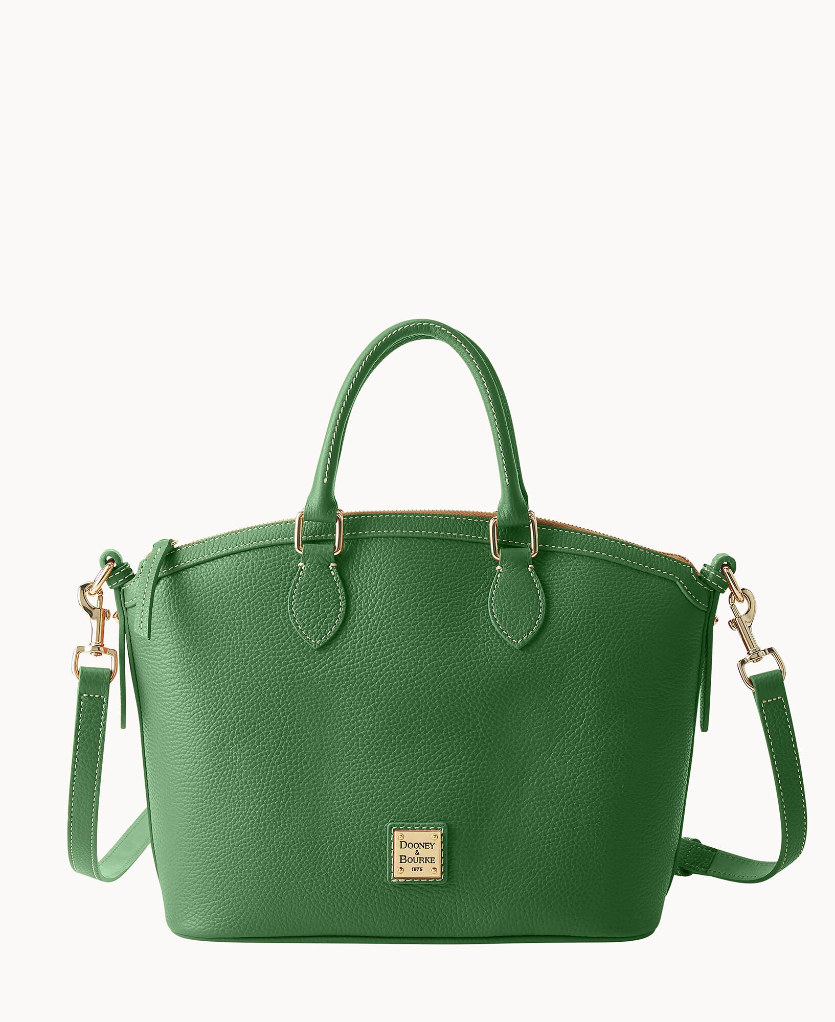 Lucca Leather Domed Satchel