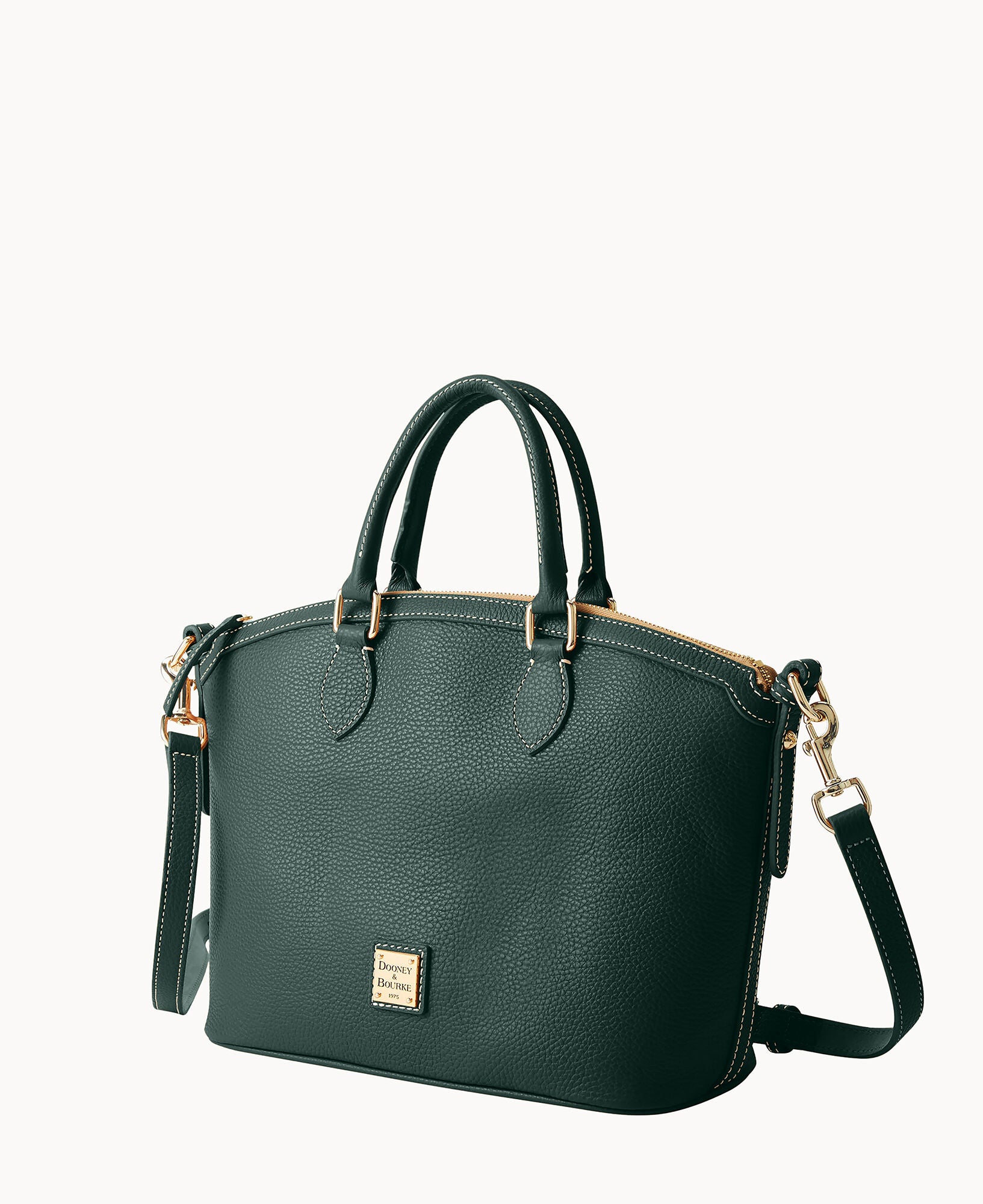 Lucca Leather Domed Satchel