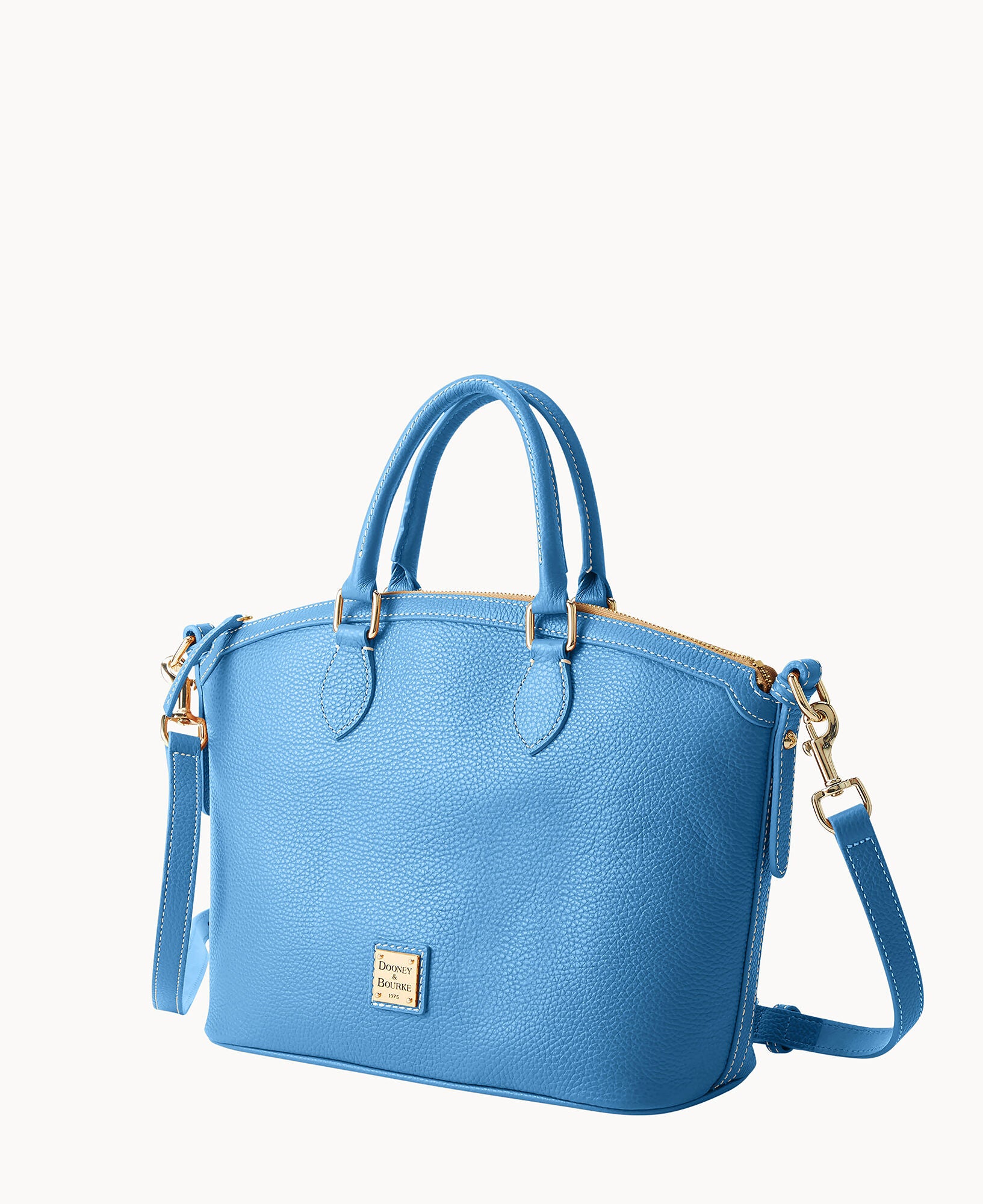 Lucca Leather Domed Satchel