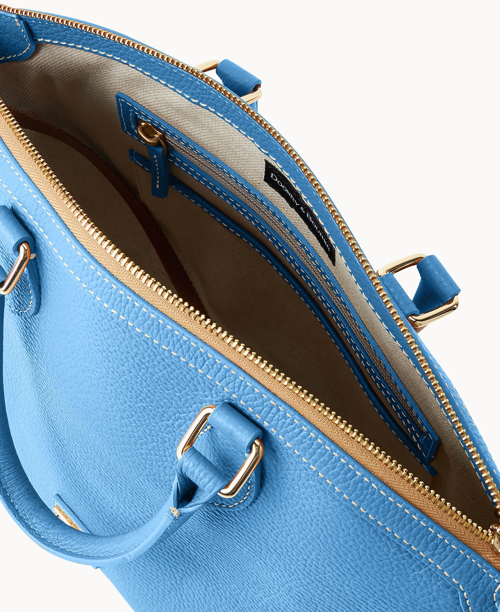 Lucca Leather Domed Satchel