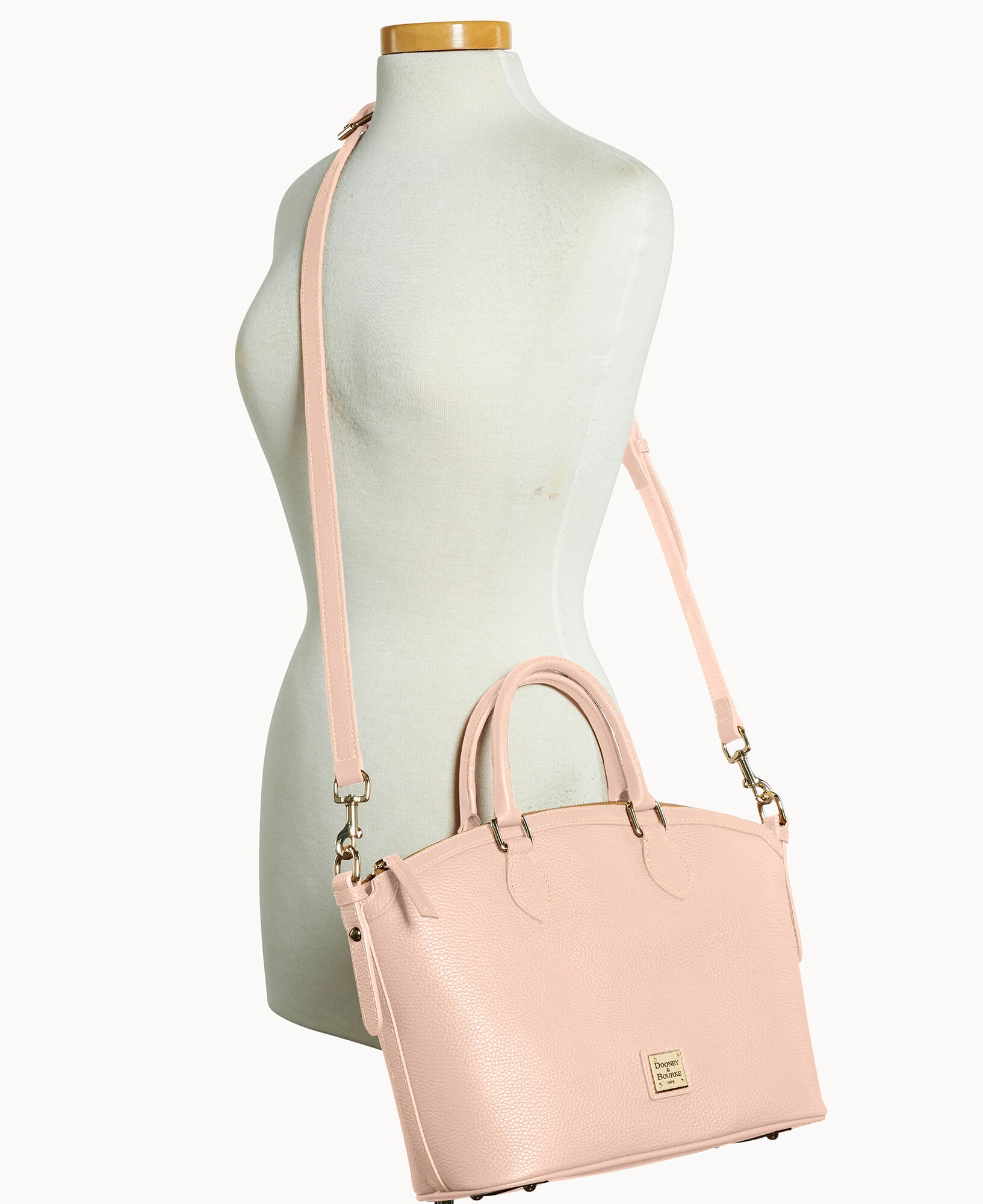 Lucca Leather Domed Satchel