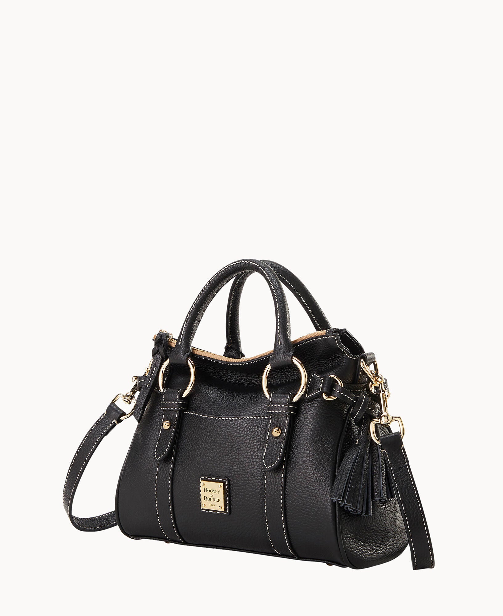 Lucca Leather Satchel With Pocket