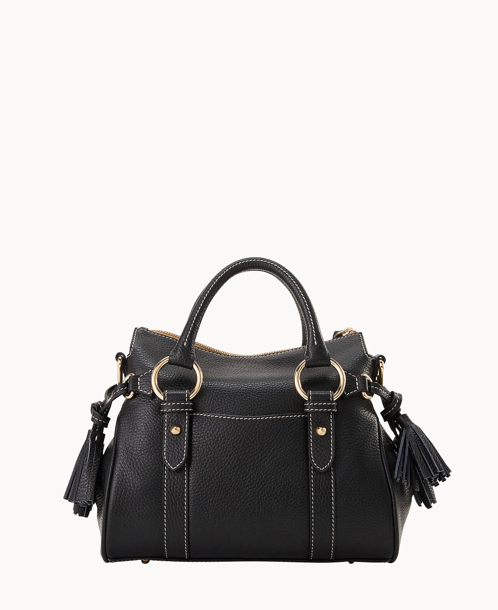 Lucca Leather Satchel With Pocket