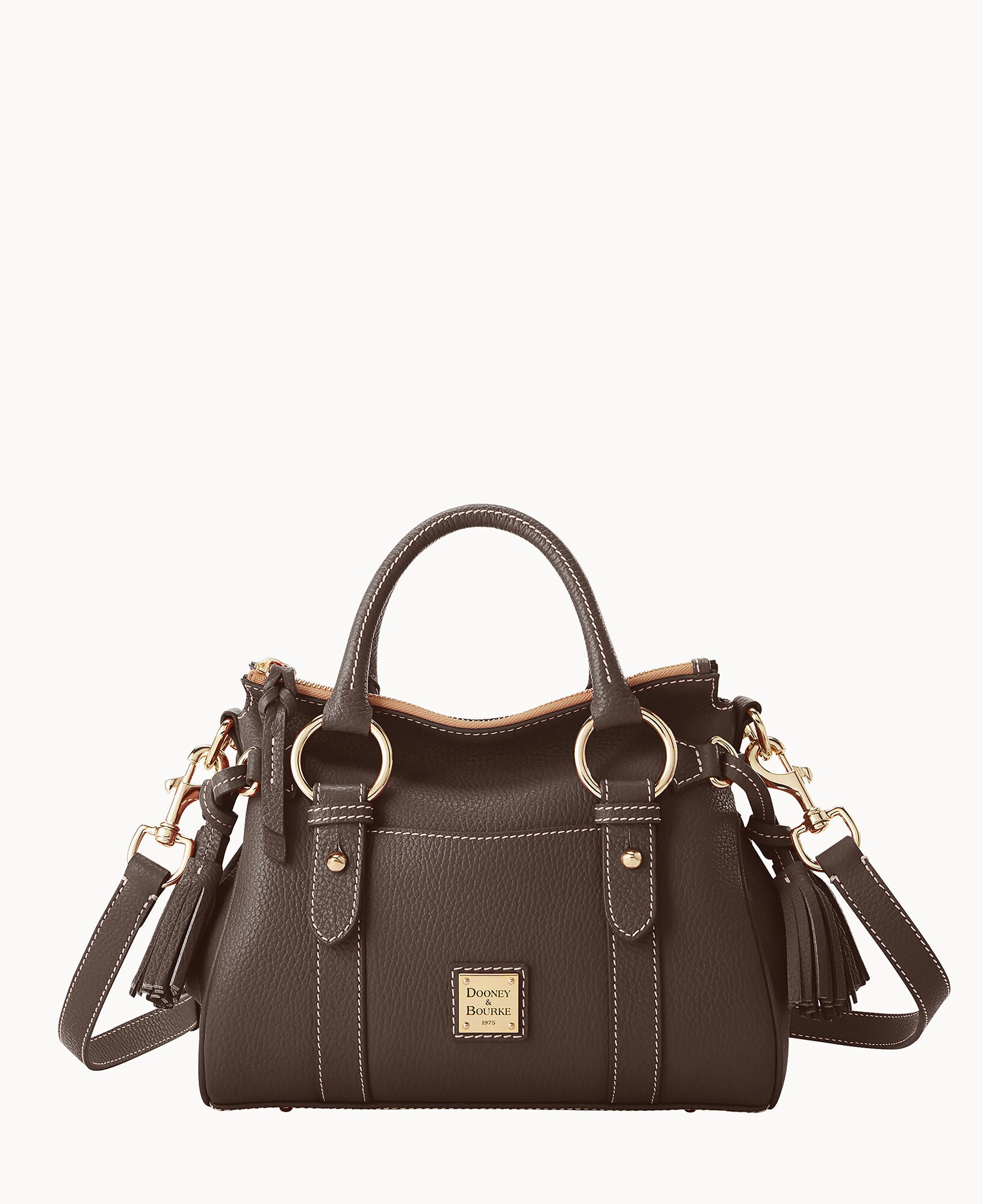 Lucca Leather Satchel With Pocket