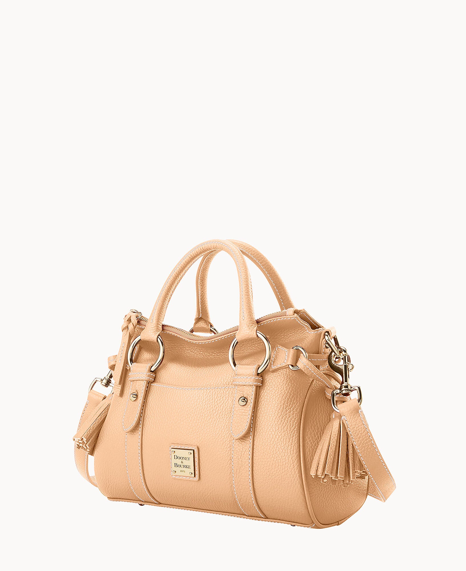 Lucca Leather Satchel With Pocket