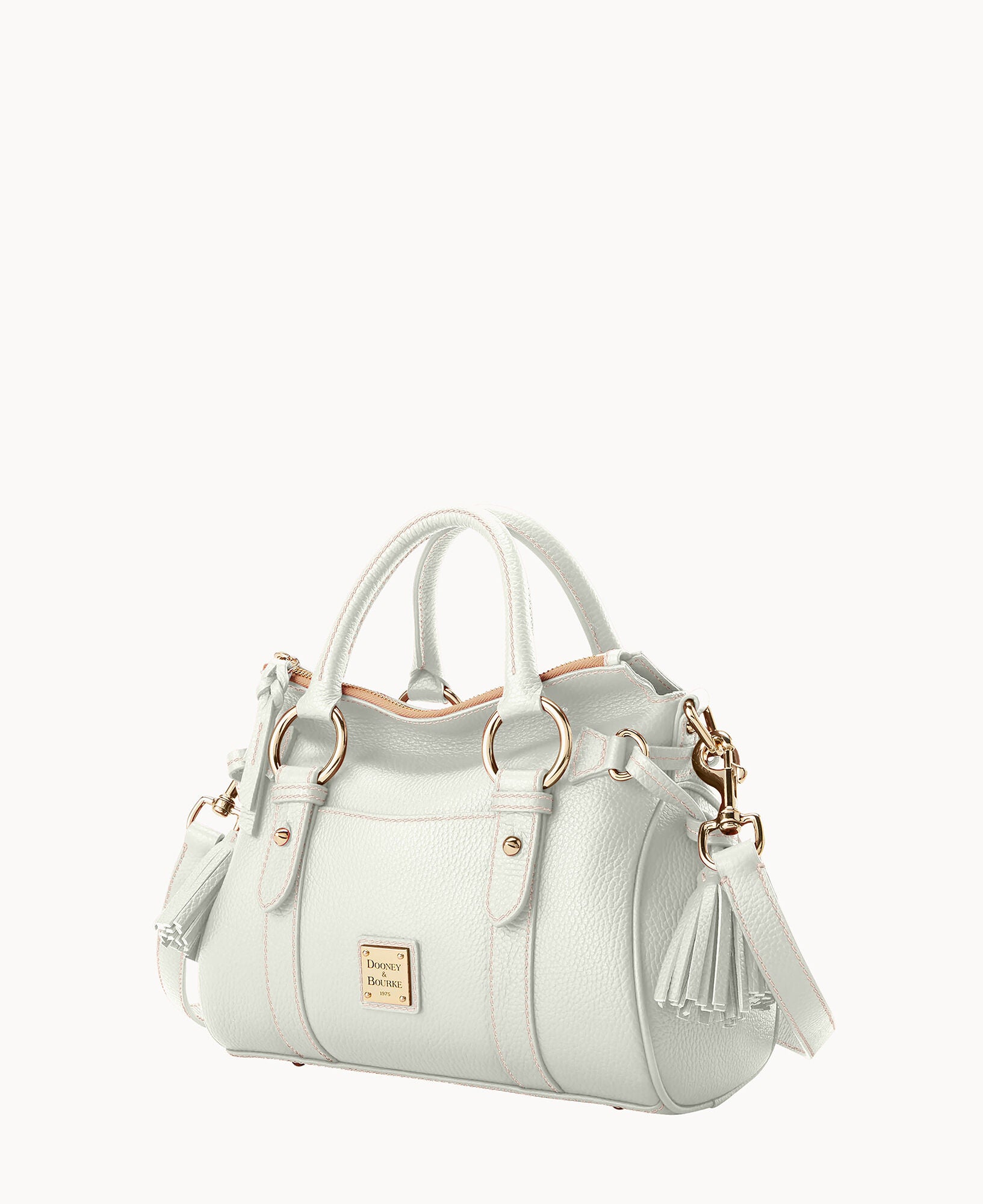 Lucca Leather Satchel With Pocket