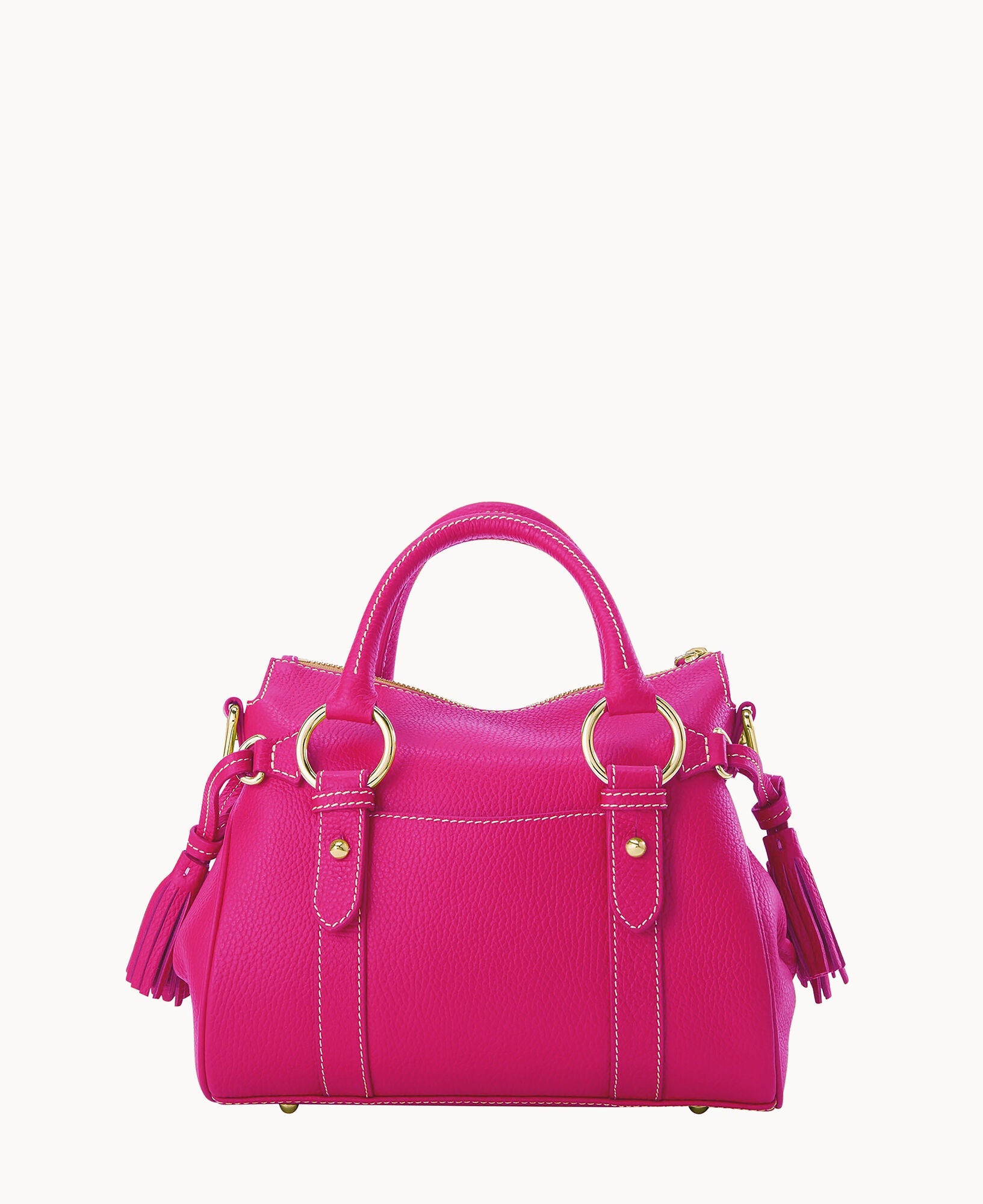 Lucca Leather Satchel With Pocket