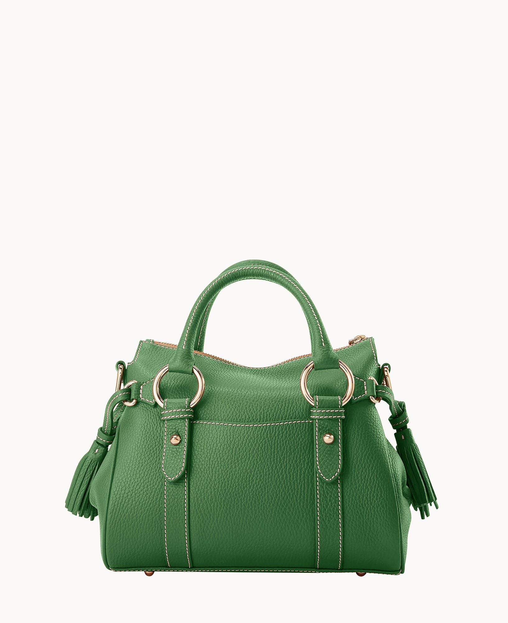 Lucca Leather Satchel With Pocket