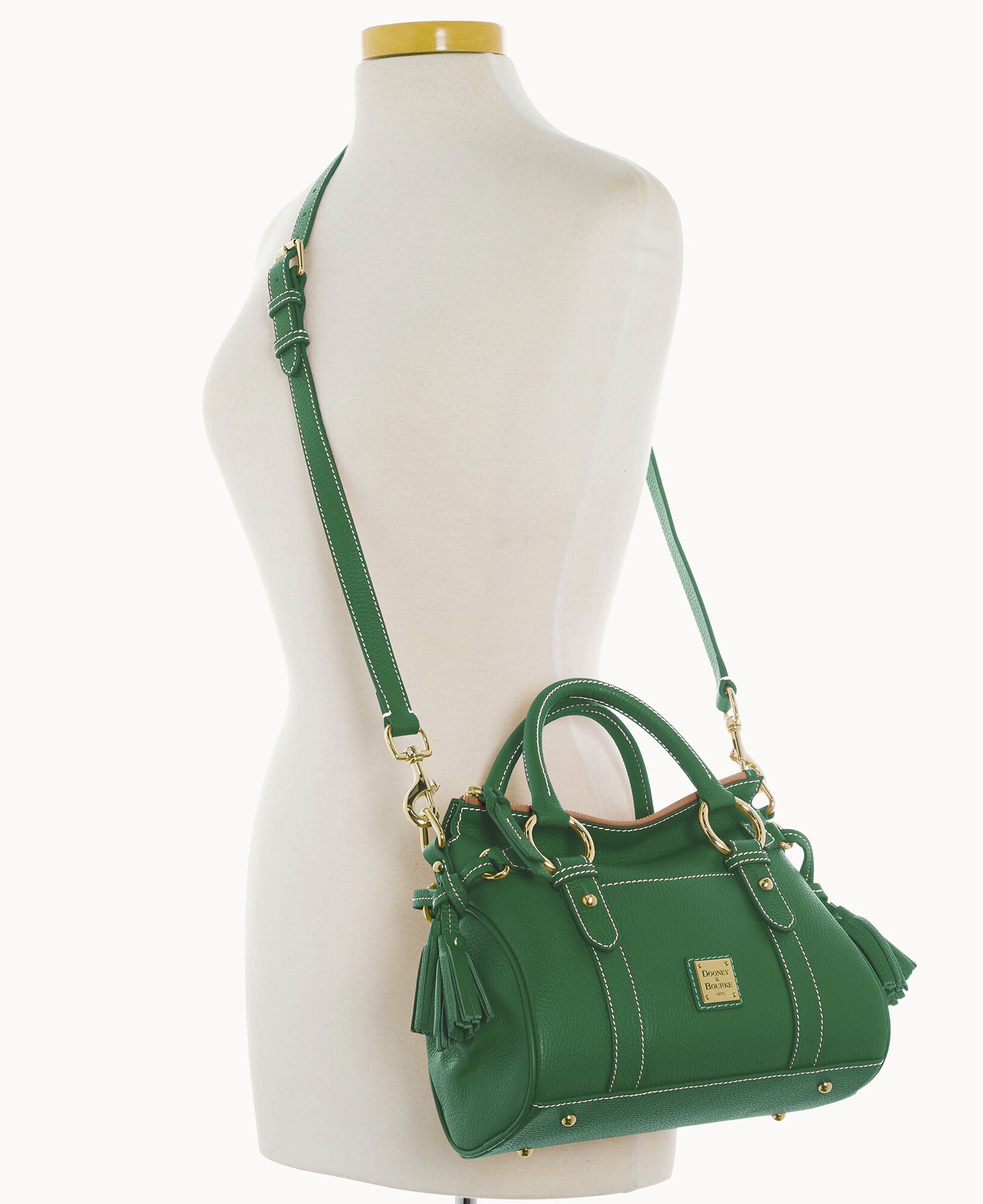 Lucca Leather Satchel With Pocket