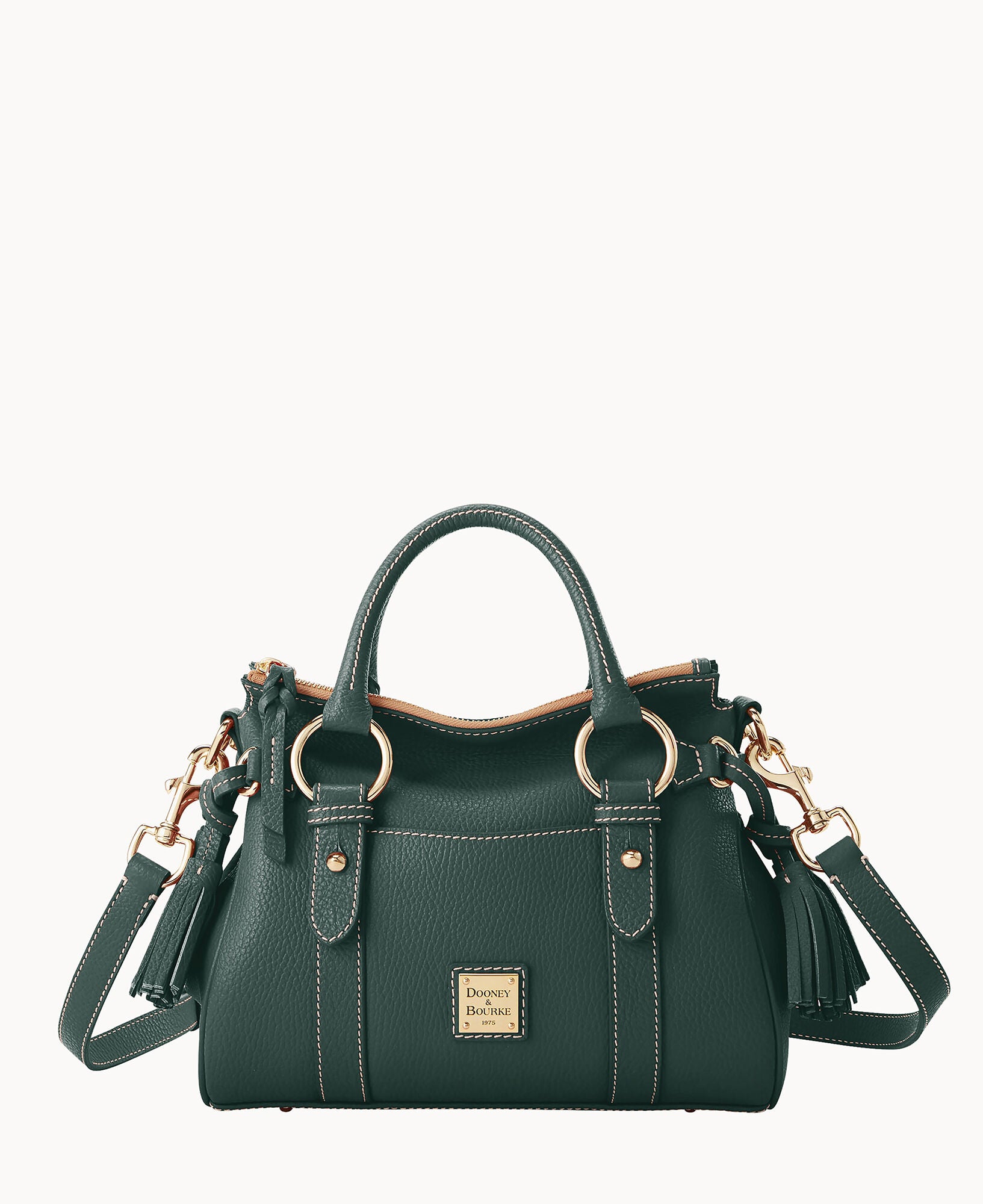 Lucca Leather Satchel With Pocket