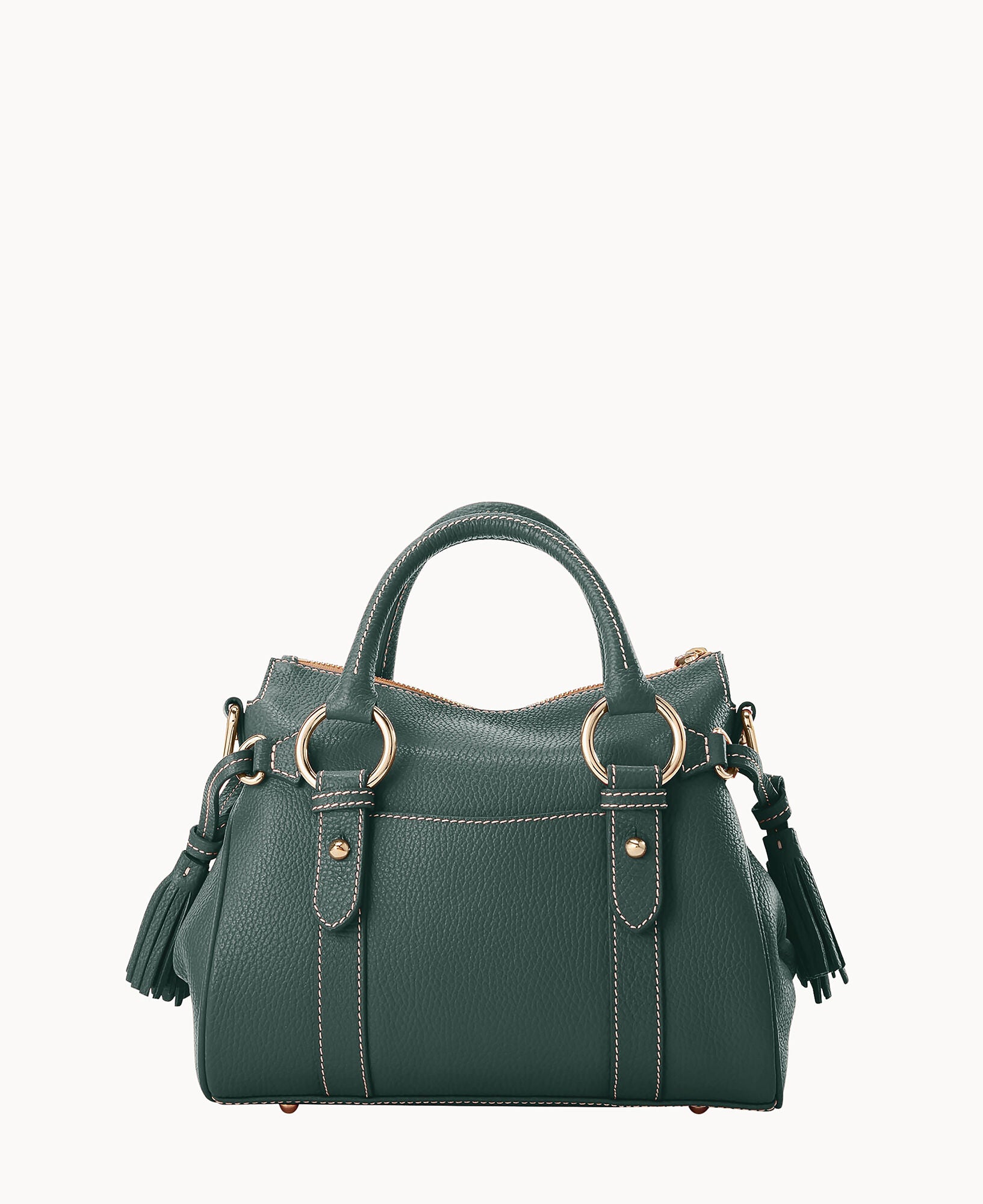 Lucca Leather Satchel With Pocket