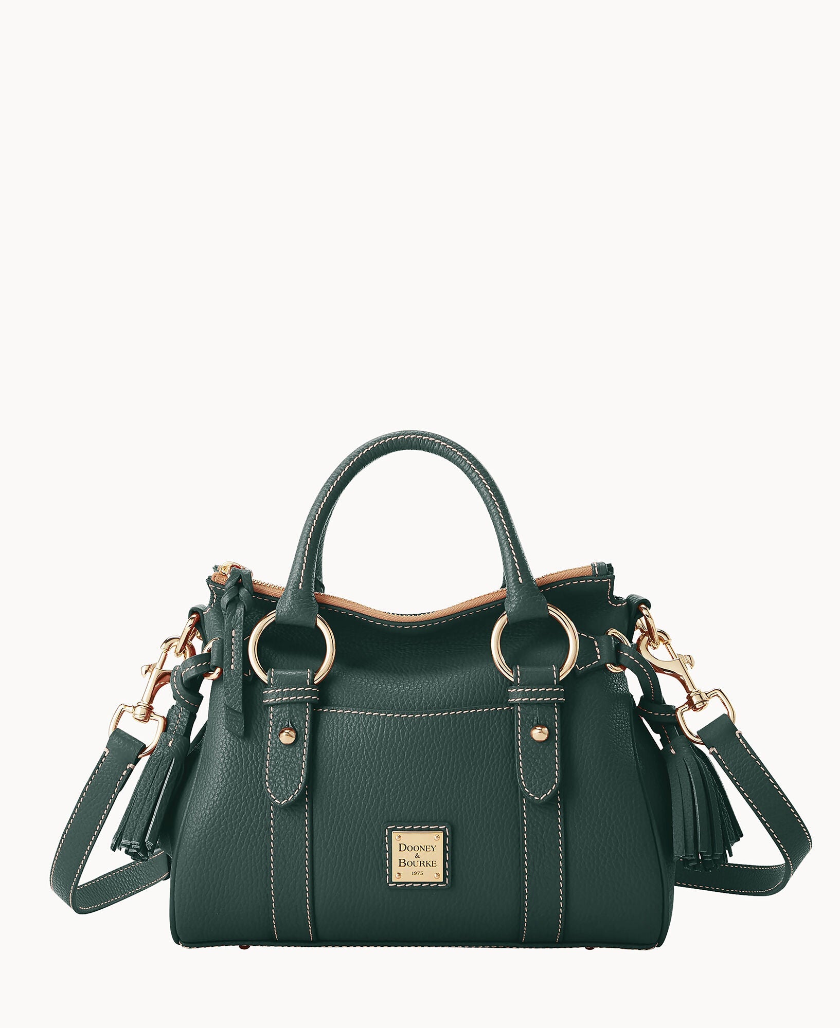 Lucca Leather Satchel With Pocket