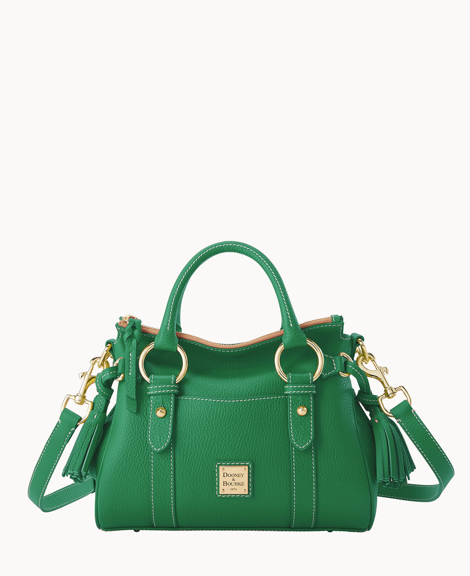 Lucca Leather Satchel With Pocket